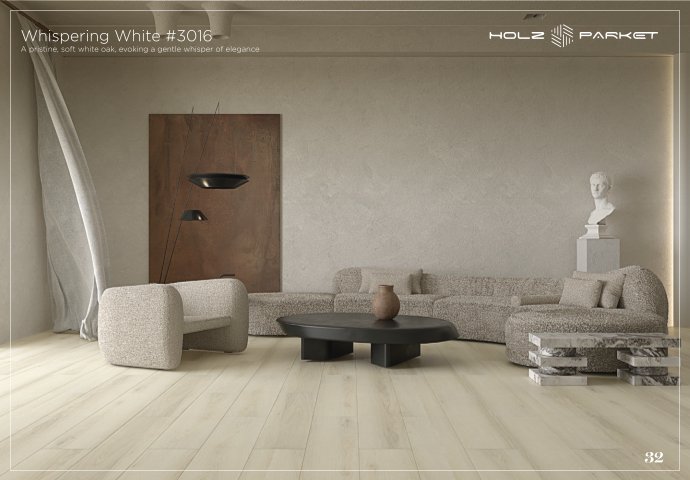 Whispering White #3016 Panorama Lamiwood Laminate Flooring