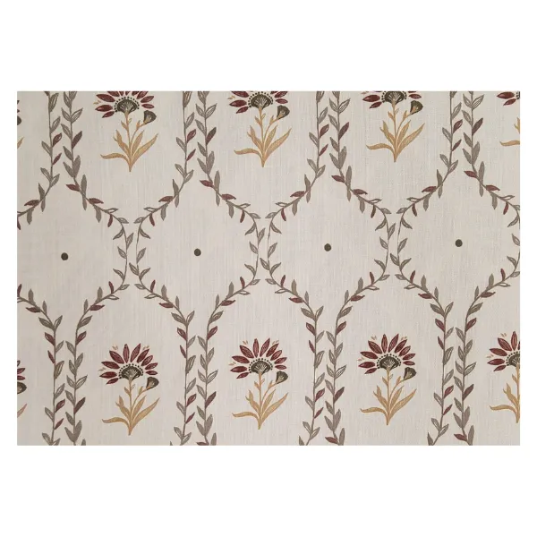 Quality Polo 100% Polyester Mustard Printed Linen Curtain SON-40