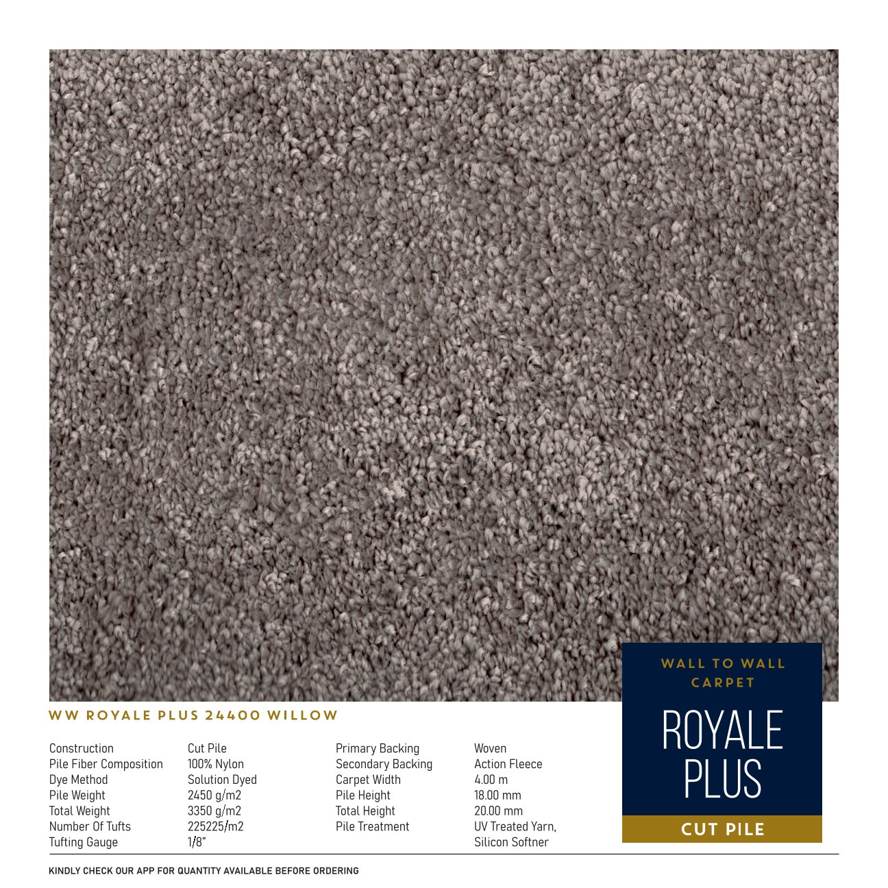 Divine Royale Plus Carpet Roll – Luxury & Durability