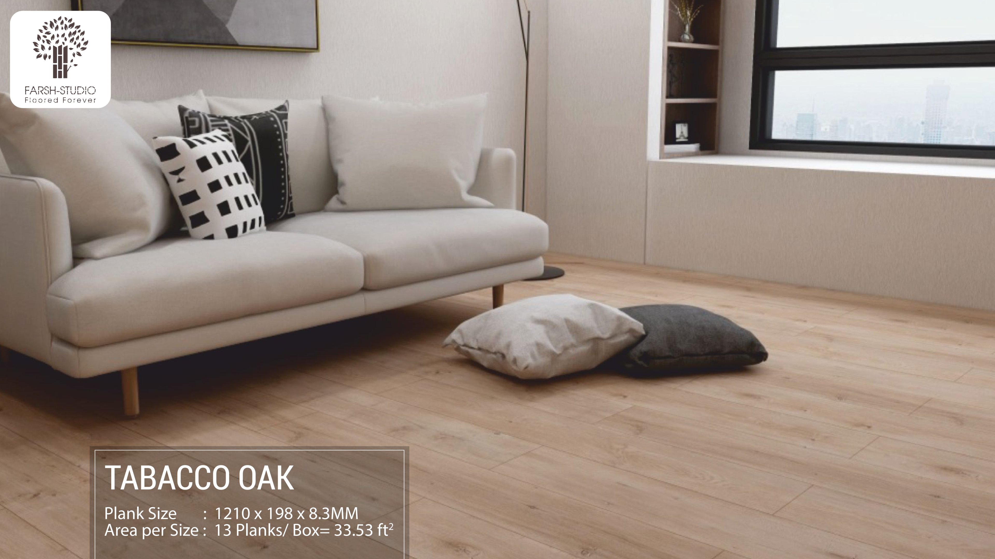 Tobacco Oak Farsh Elite Laminate Flooring (8.3mm)