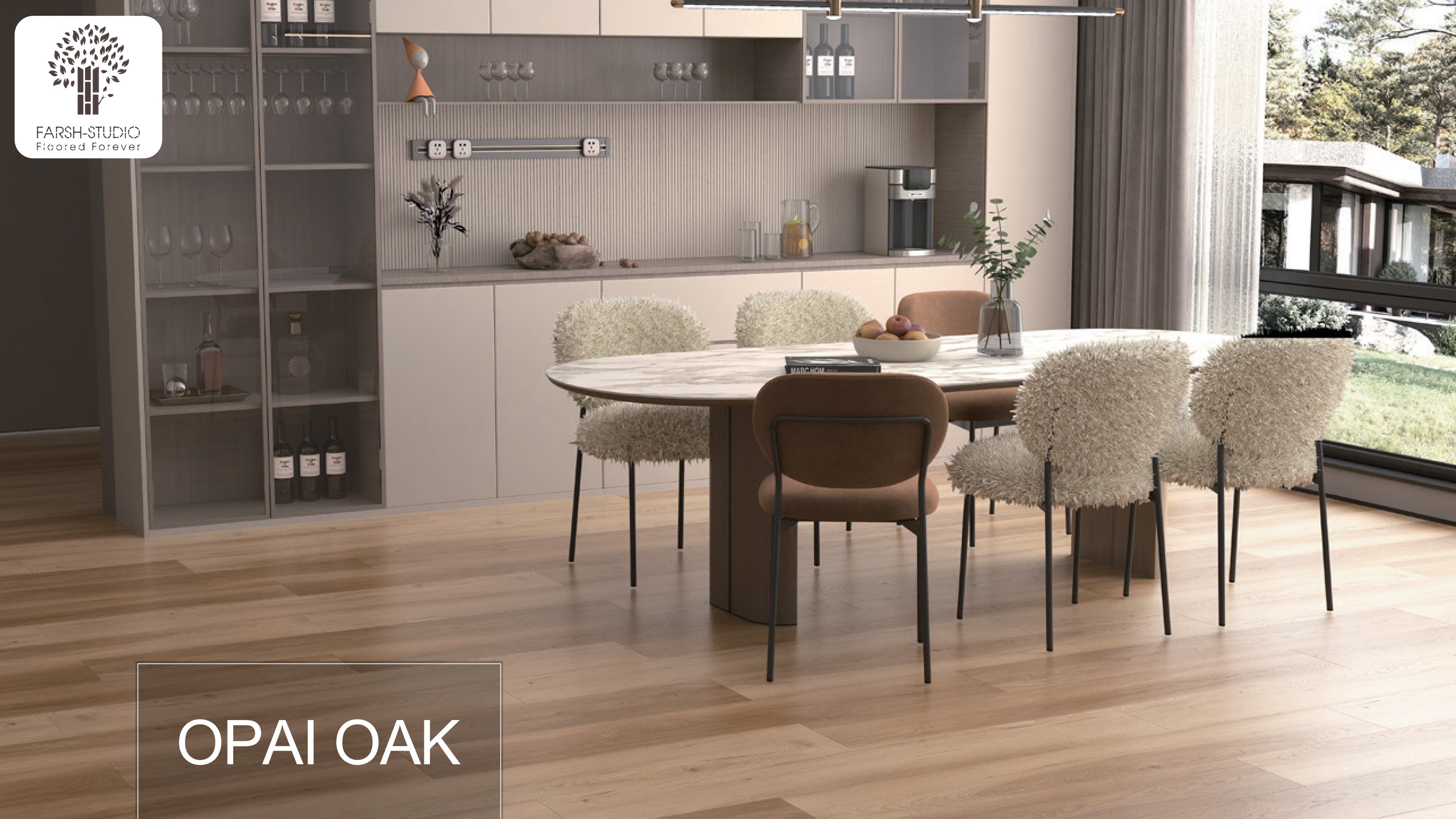 OPAI OAK Farsh Ocean Laminate Flooring 8mm