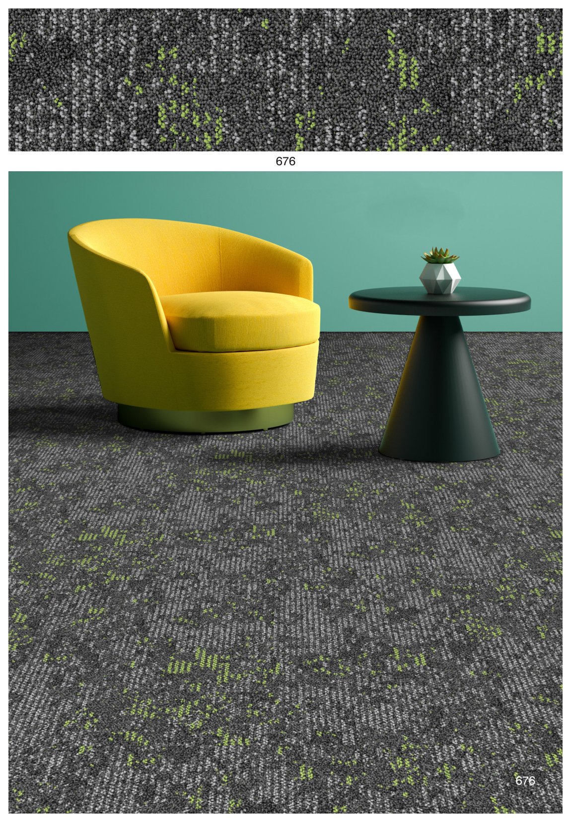 Forest Carpet Tile - 676 | Durable & Stylish