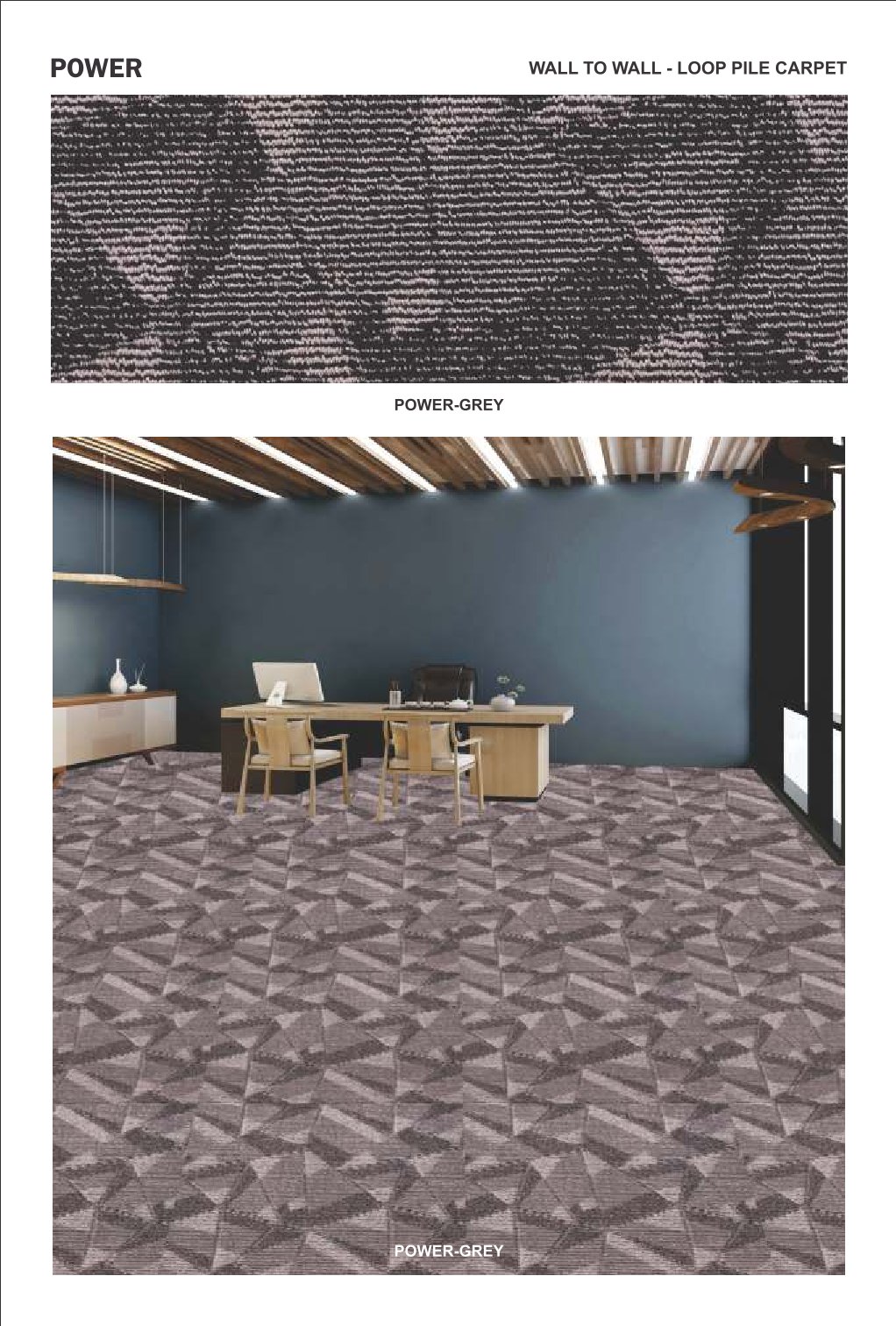 Power Carpet Tile Grey - Durable & Stylish Flooring Solution