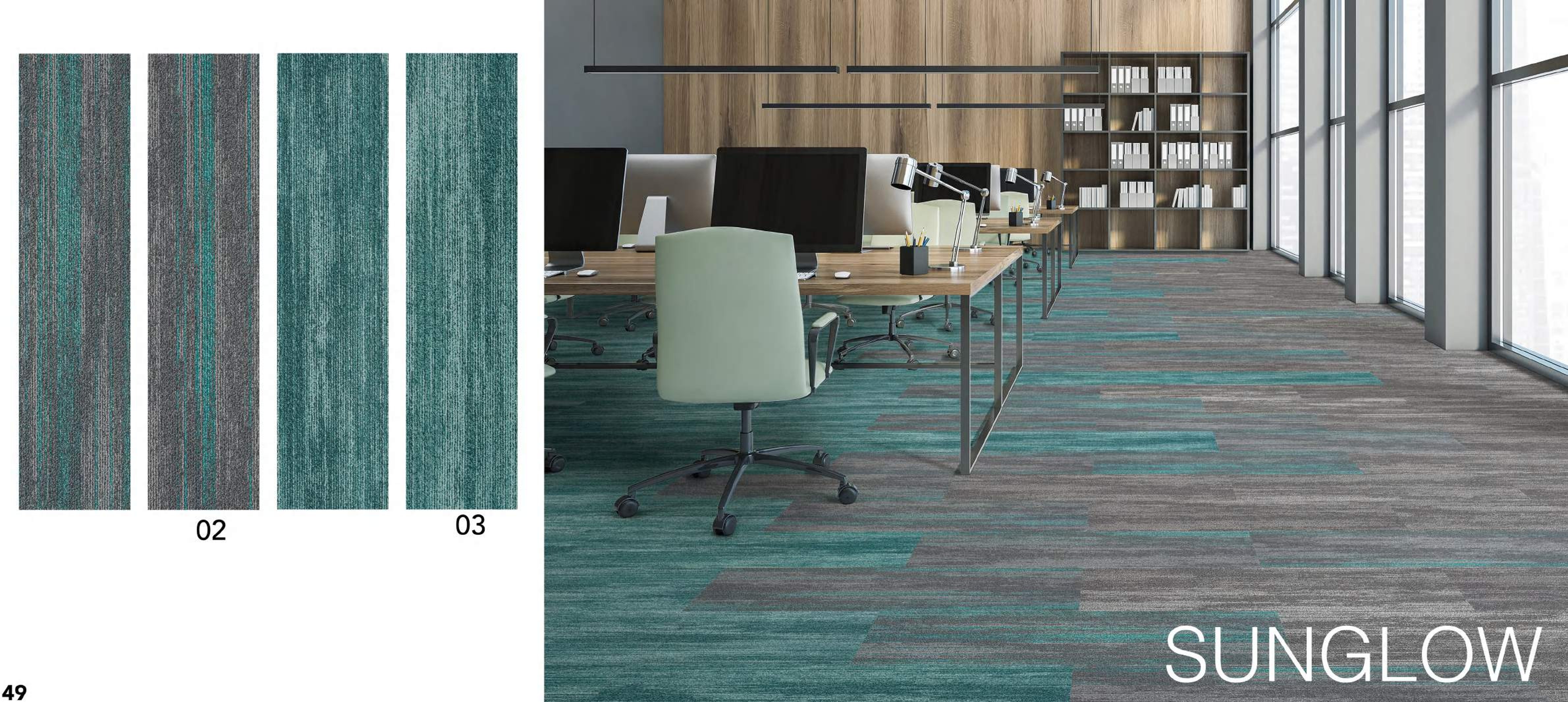 SUNGLOW Carpet Tile 02-03 - Durable, Stylish Flooring Solution