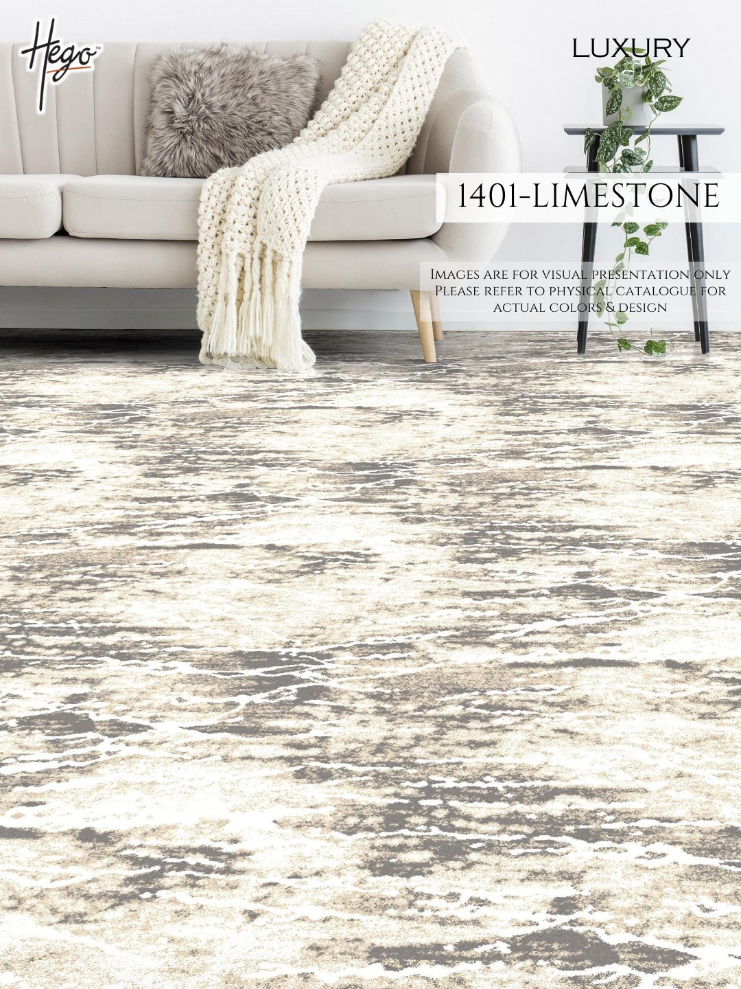 HEGO Iconic Carpet Roll - 1401 Limestone