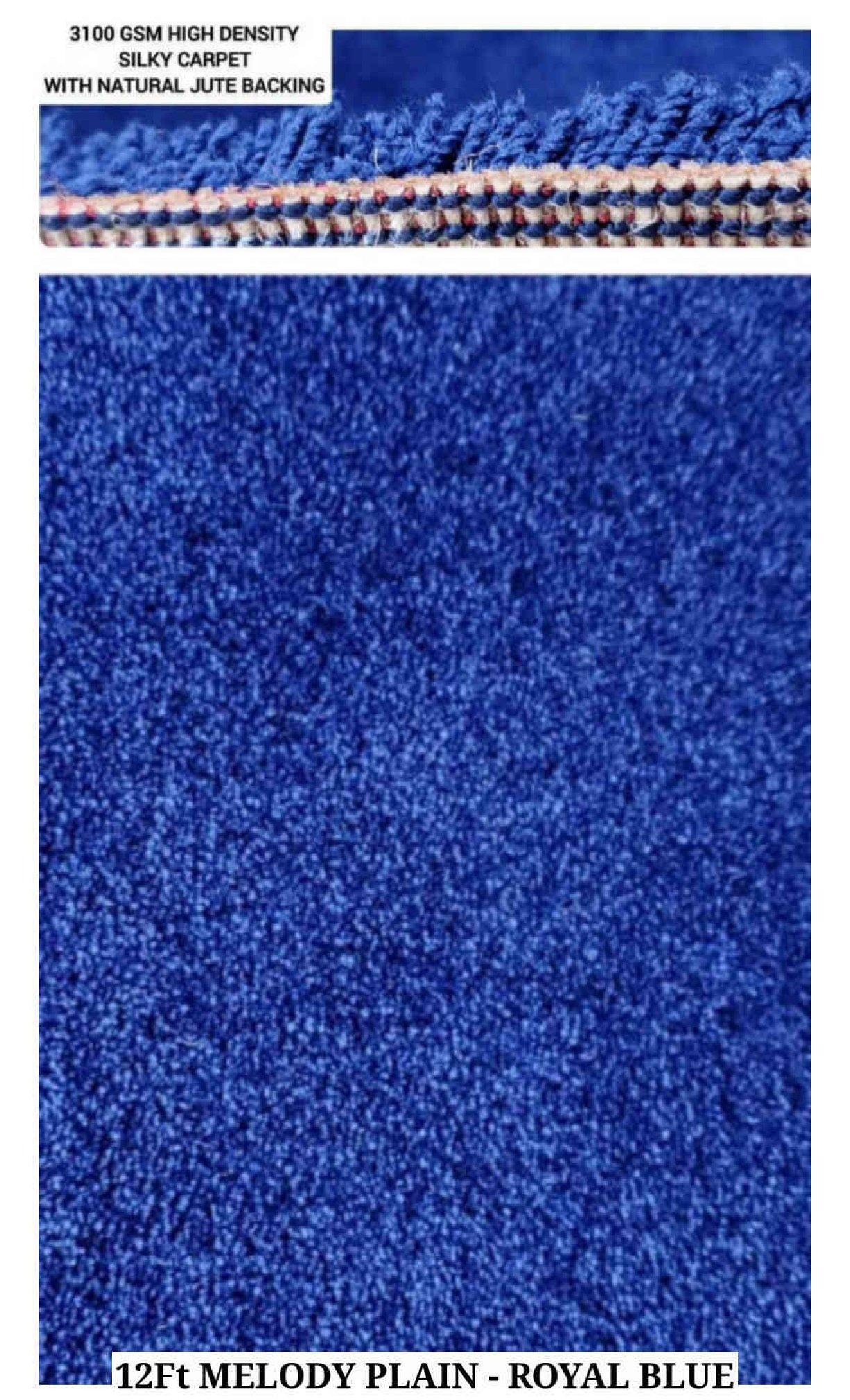 RJM Melody Carpet Roll - Royal Blue