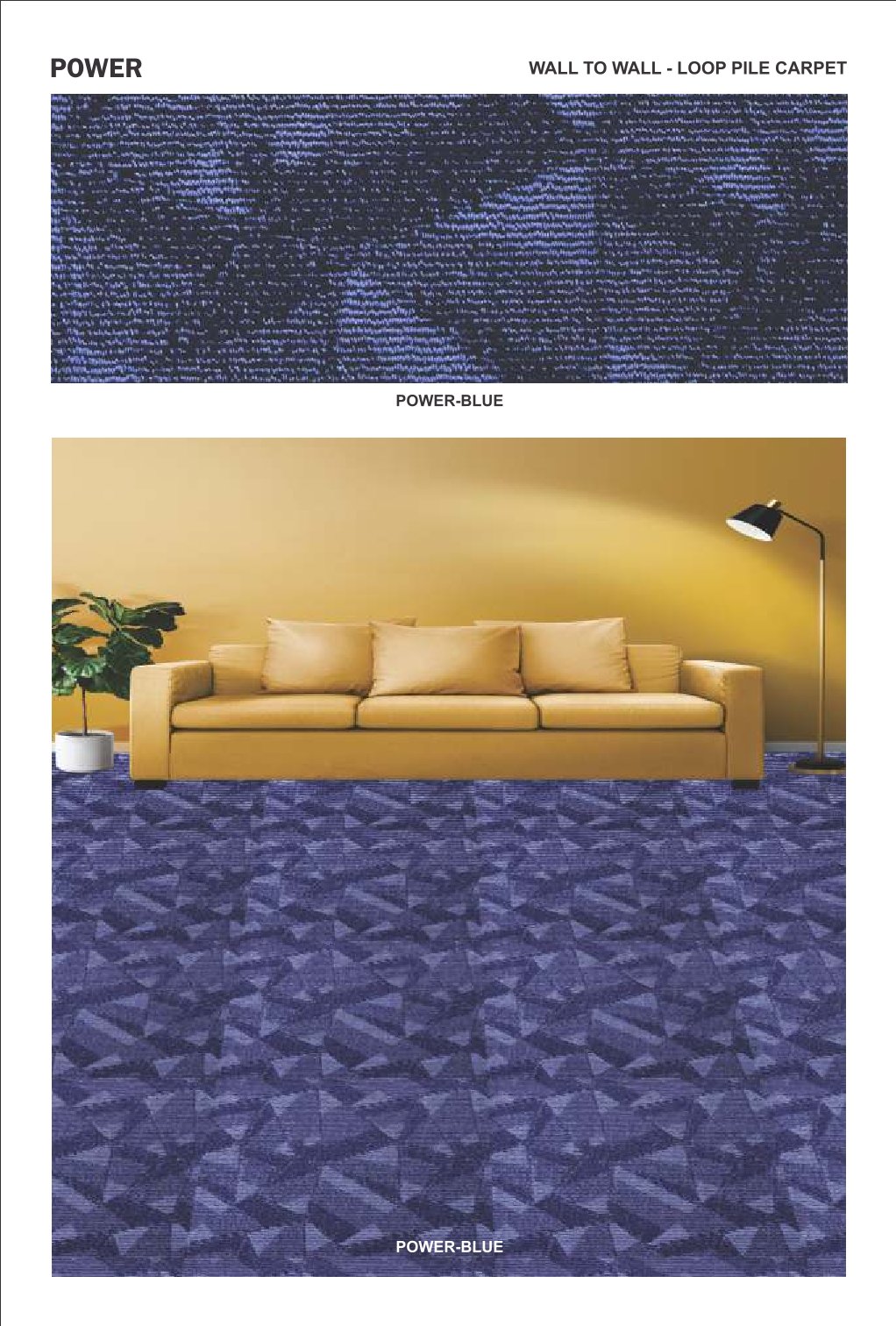 Power Carpet Tile Blue – Durable & Stylish Flooring Solution