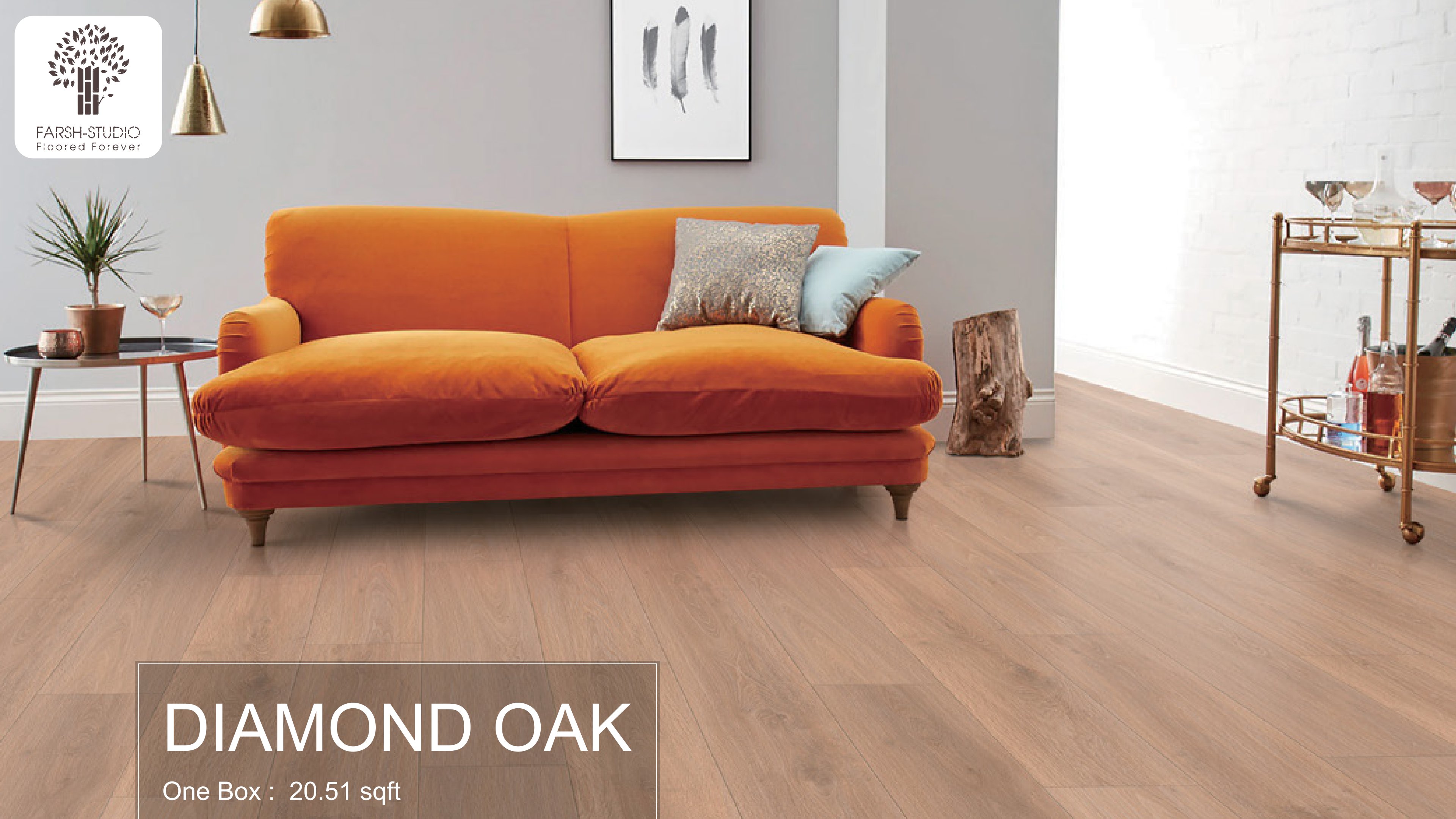 Diamond Oak 8mm Smartline Laminate Flooring