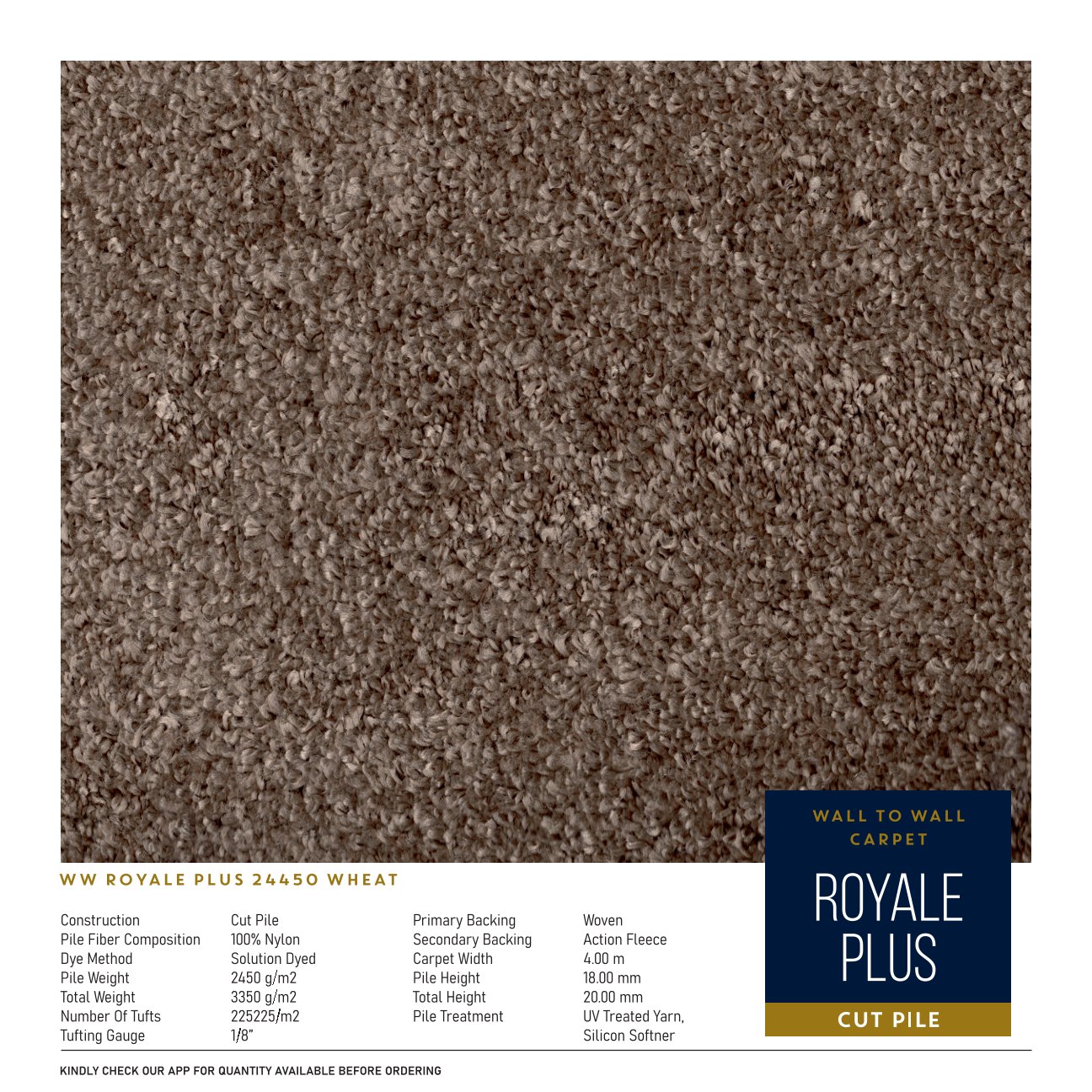 Divine Royale Plus Carpet Roll - Premium Quality