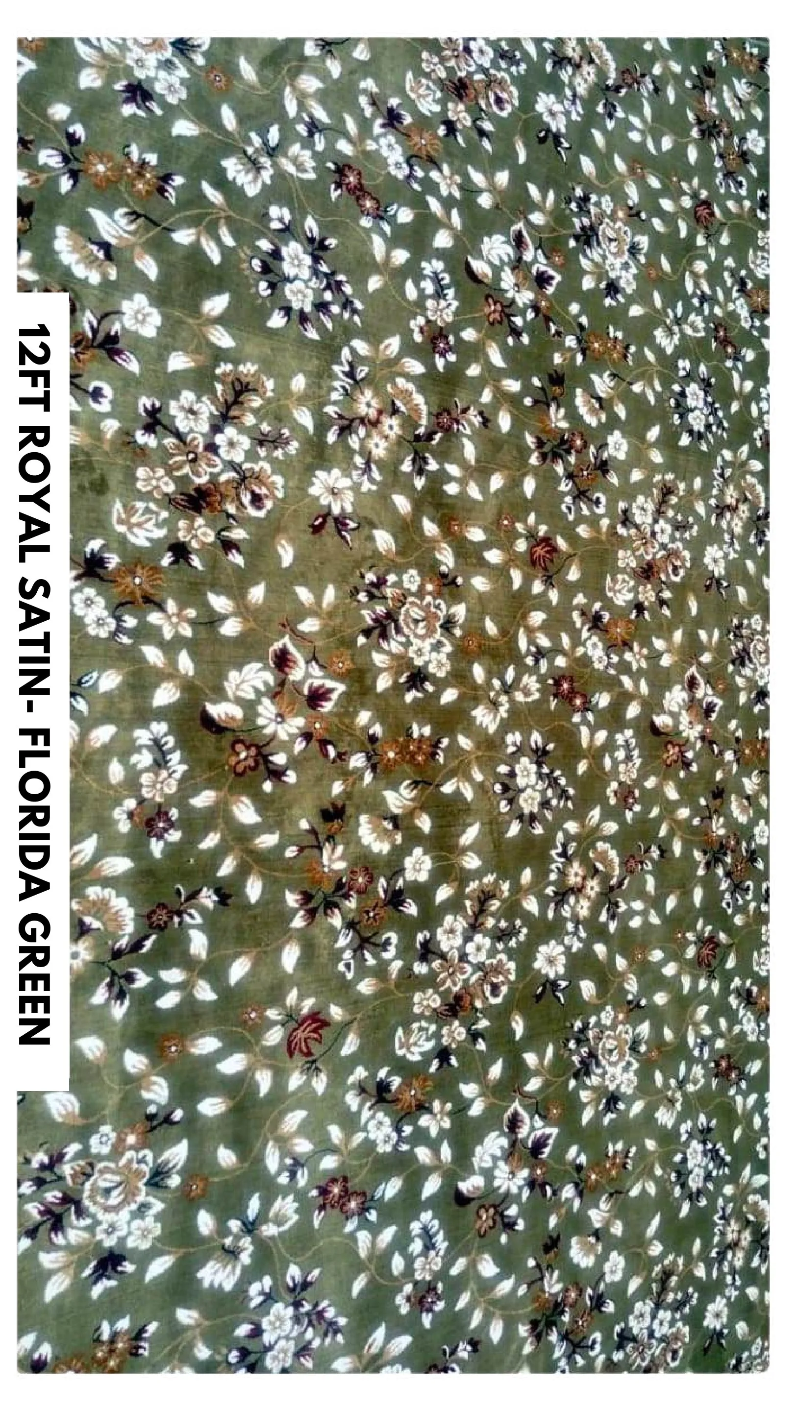 Satin Carpet Tile - Green Color