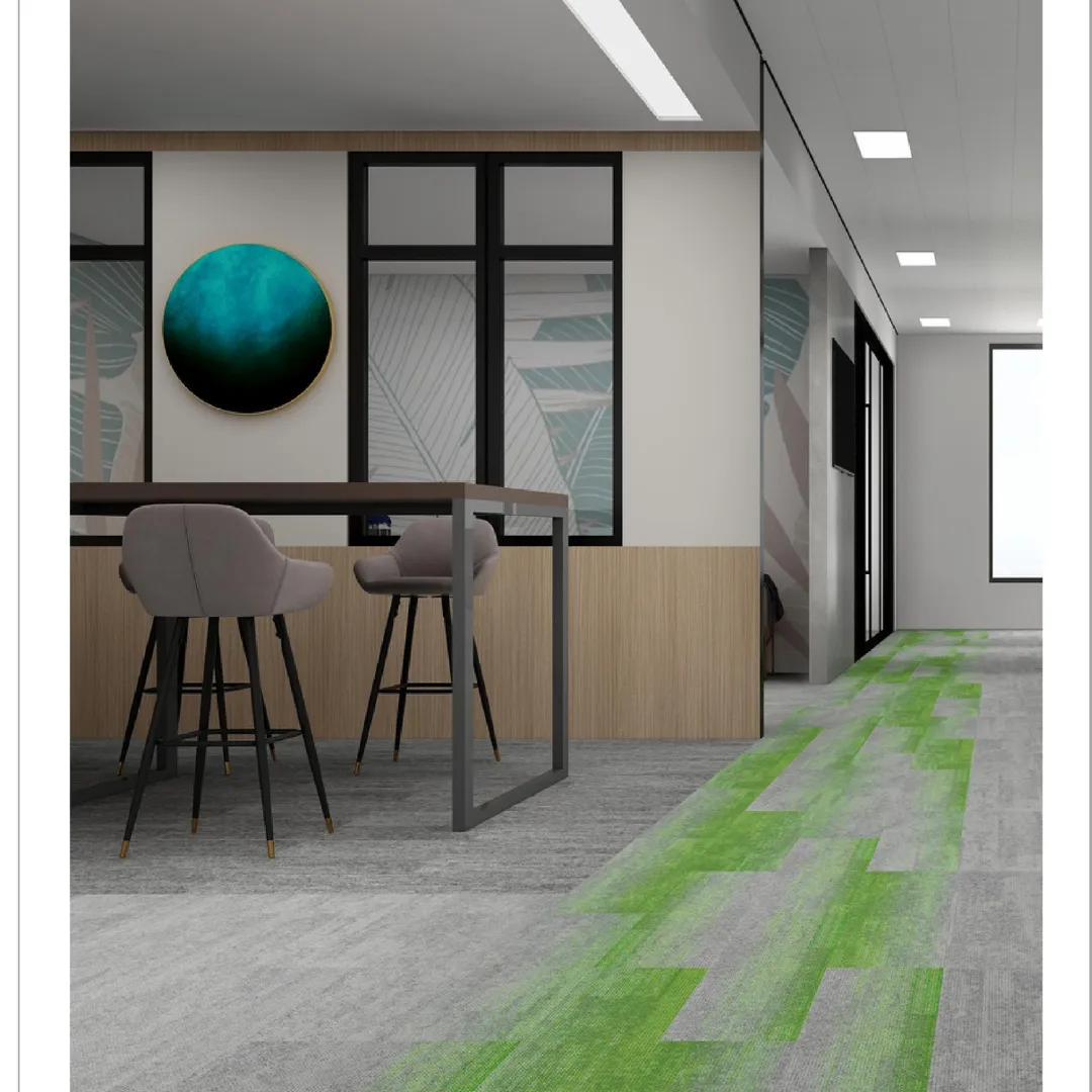 200-Fossil Grey 203-Kelly Green Floor Carpet Tile - Premium Quality
