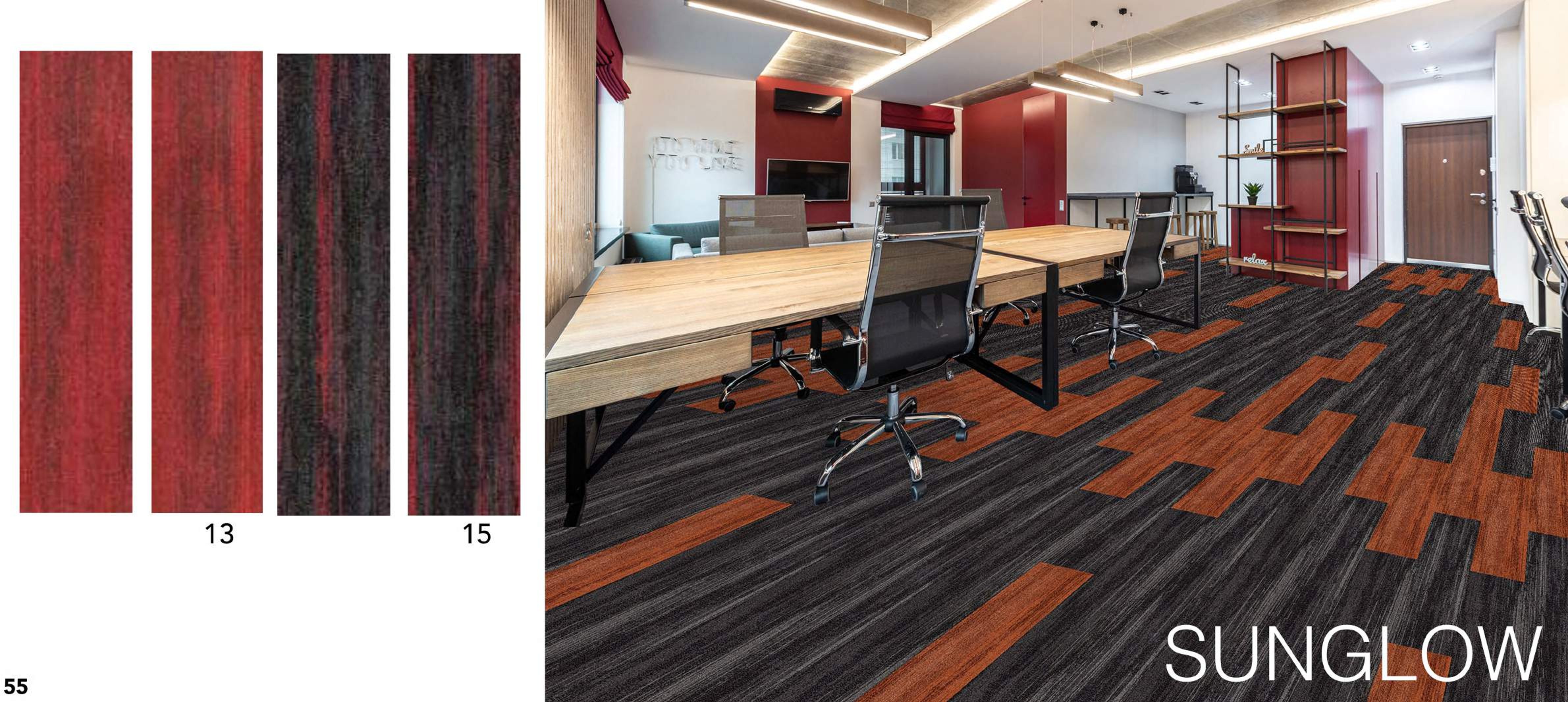 Sunglow Carpet Tile 13-15 | Durable Flooring Solution