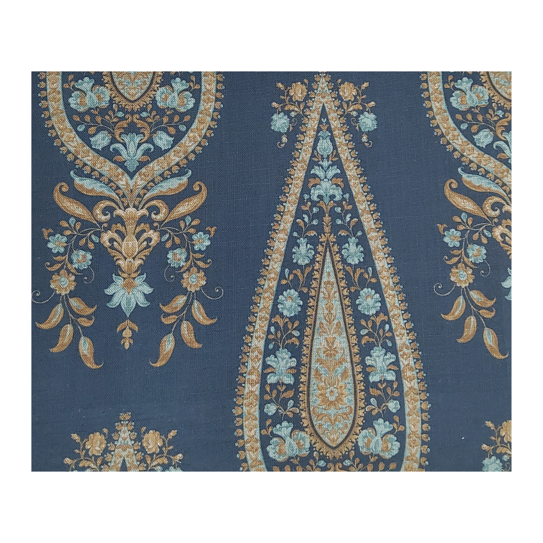 Jaamavar Thames Fabric - Polyester Cotton Linen Blend Serial No.317