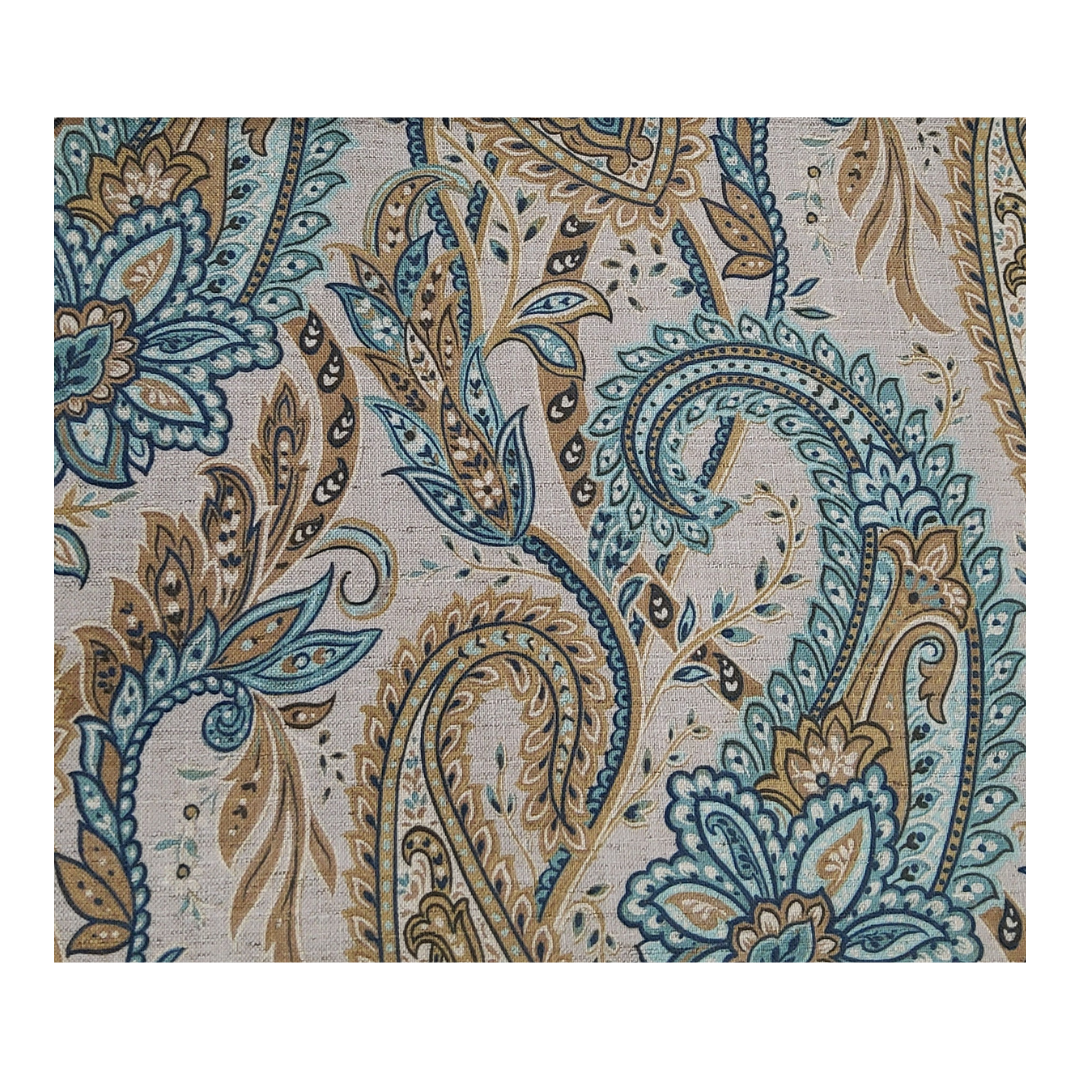 Jaamavar Thames Fabric - Polyester Cotton Linen Blend Serial No.320