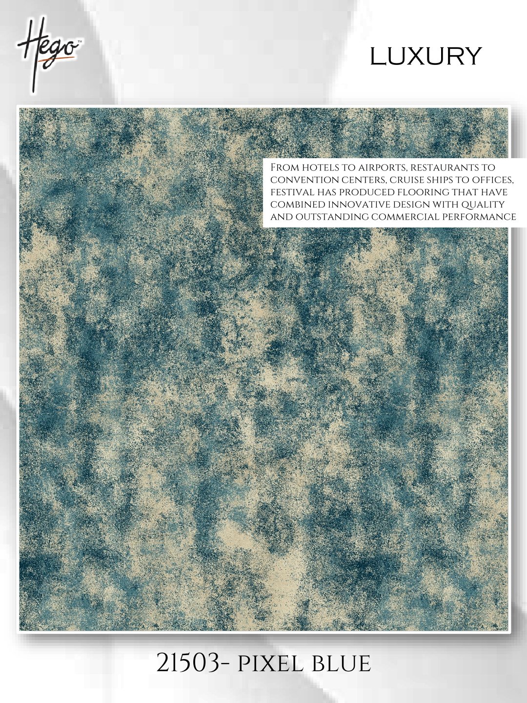 HEGO Festival Carpet Roll - 21503 Pixel Blue