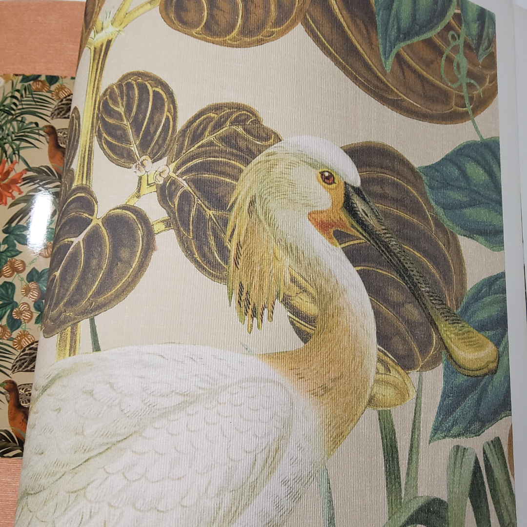 Birds of Paradise Designer Wallpaper - Tropical Elegance