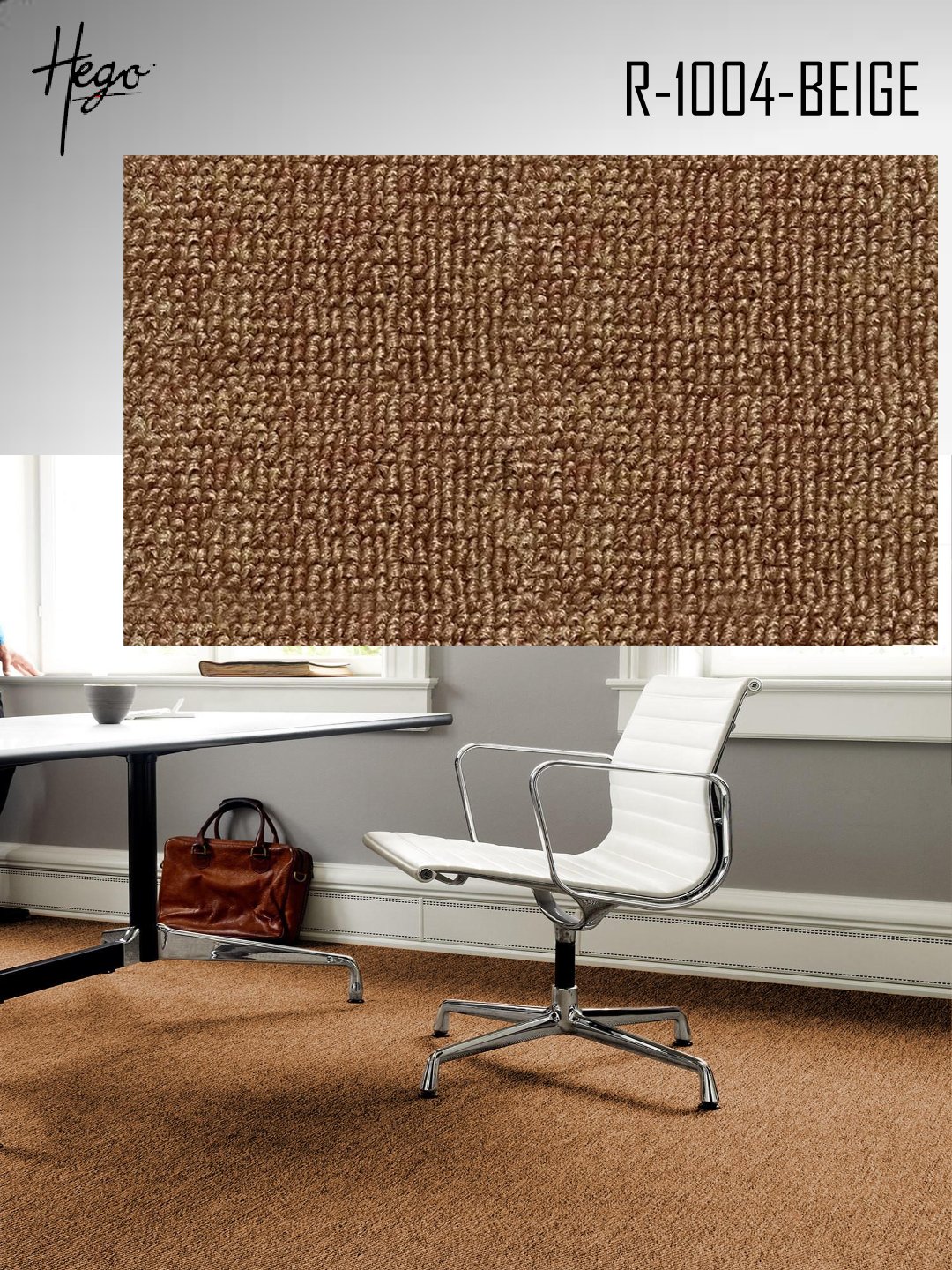 HEGO RUSH Carpet Roll - Beige (R-1004)