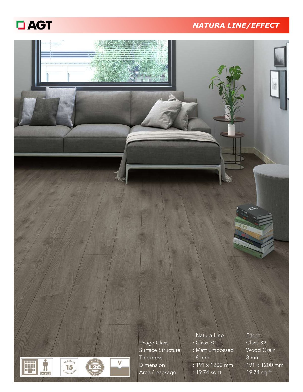 Surface Structure - Vito 8mm Laminate Flooring – Durable & Stylish