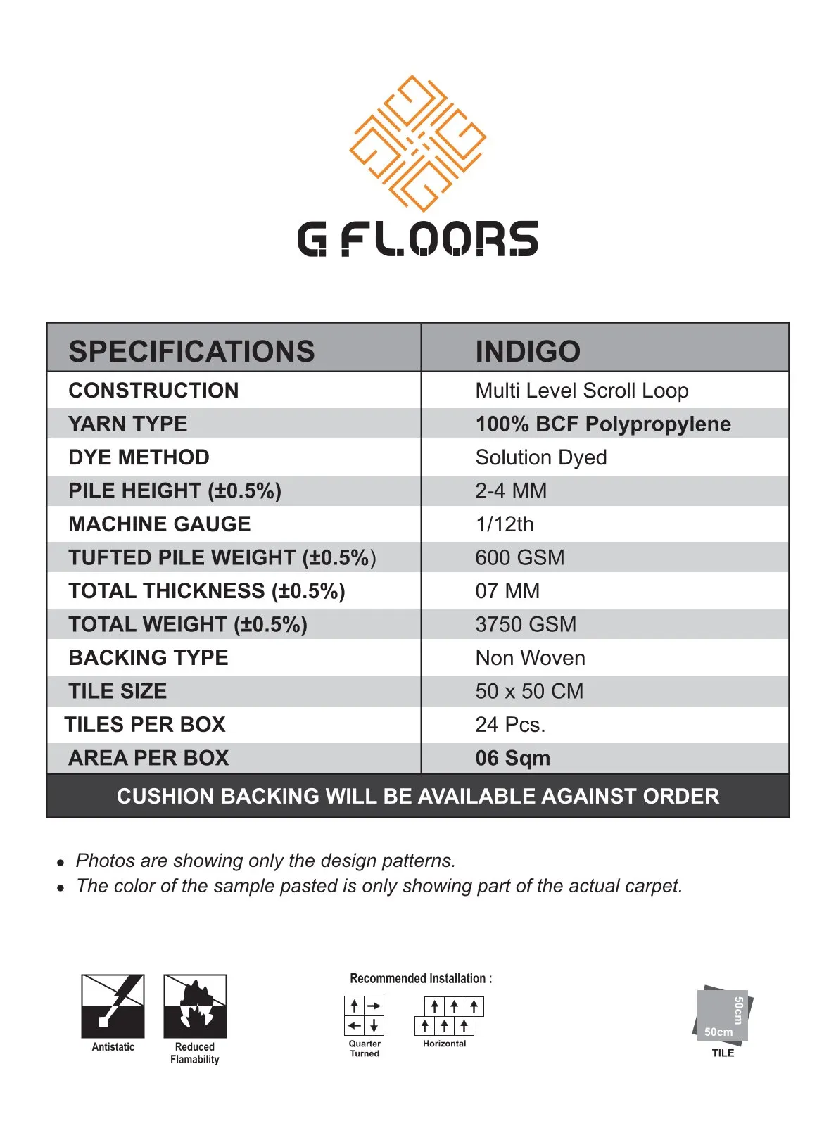 Indigo Carpet Tile – Durable & Stylish Flooring Option