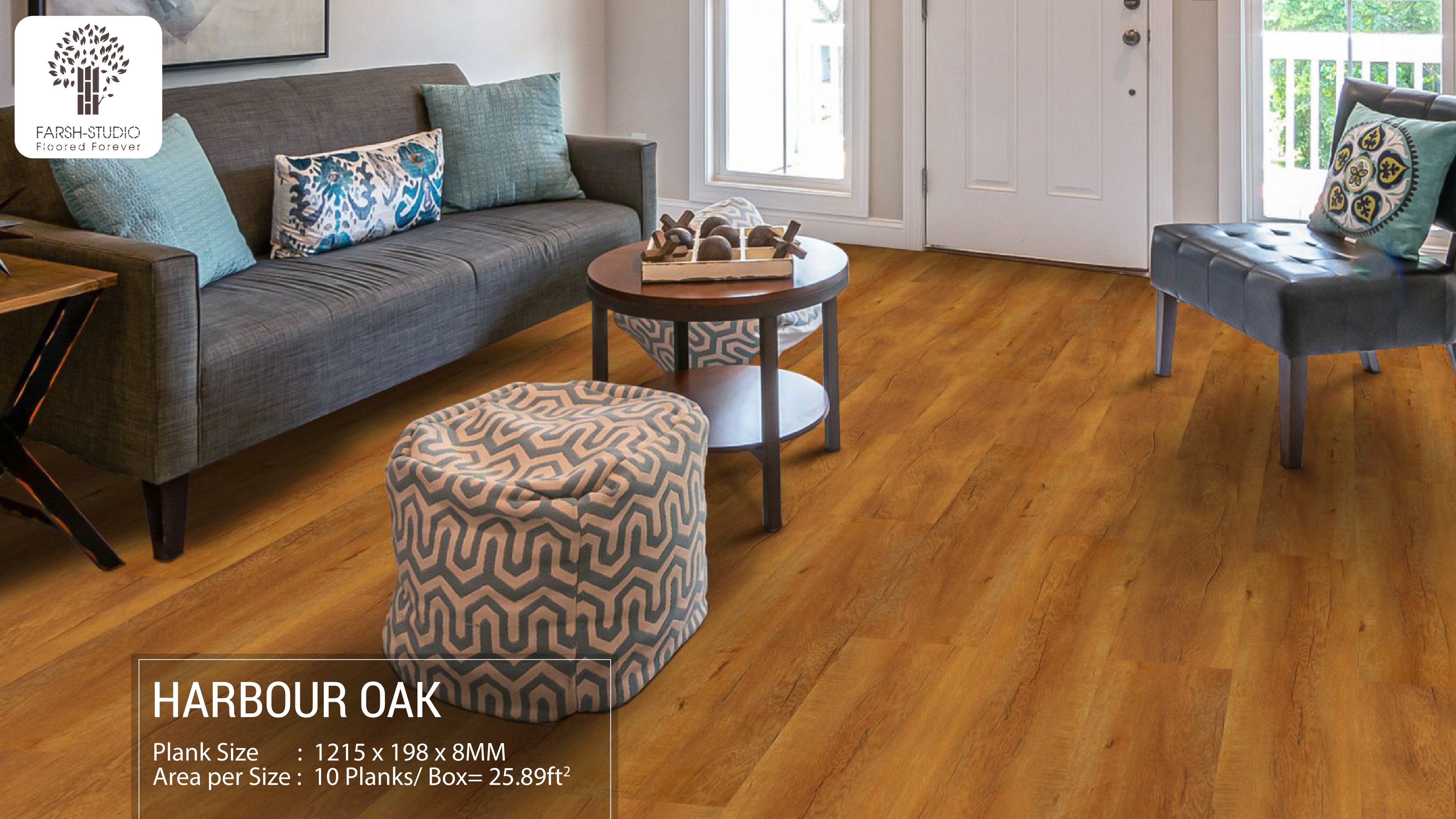 Harbour Oak - 8mm Farsh Xpression Laminate Flooring