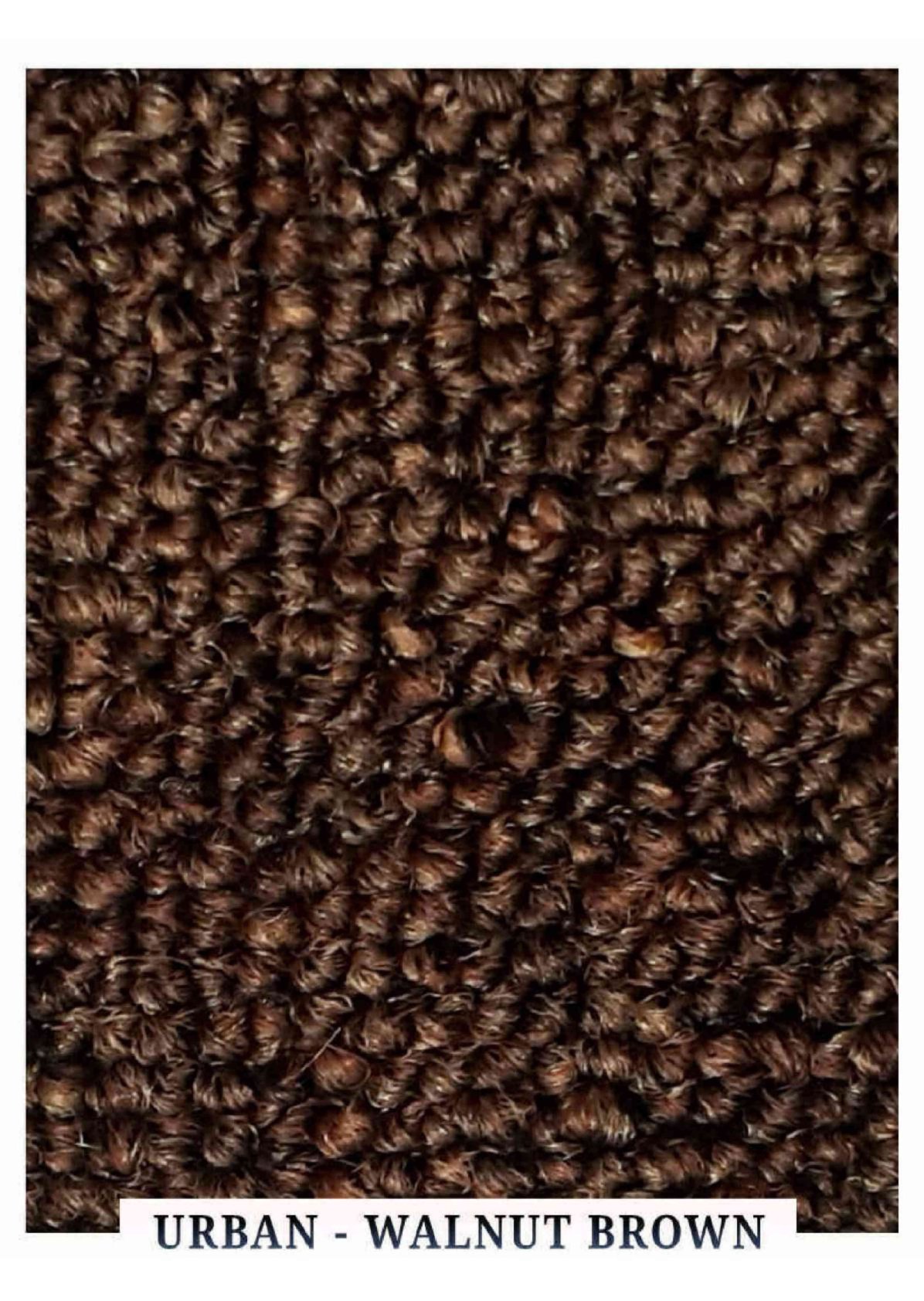 Urban Checkmate Loop Carpet Tile Walnut Brown