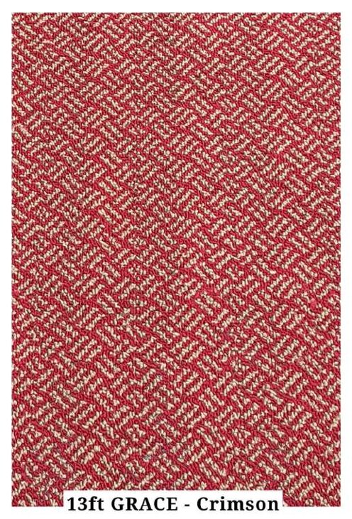 PRO CHECKMATE N 13FT-GRACE CARPET TILE - CRIMSON