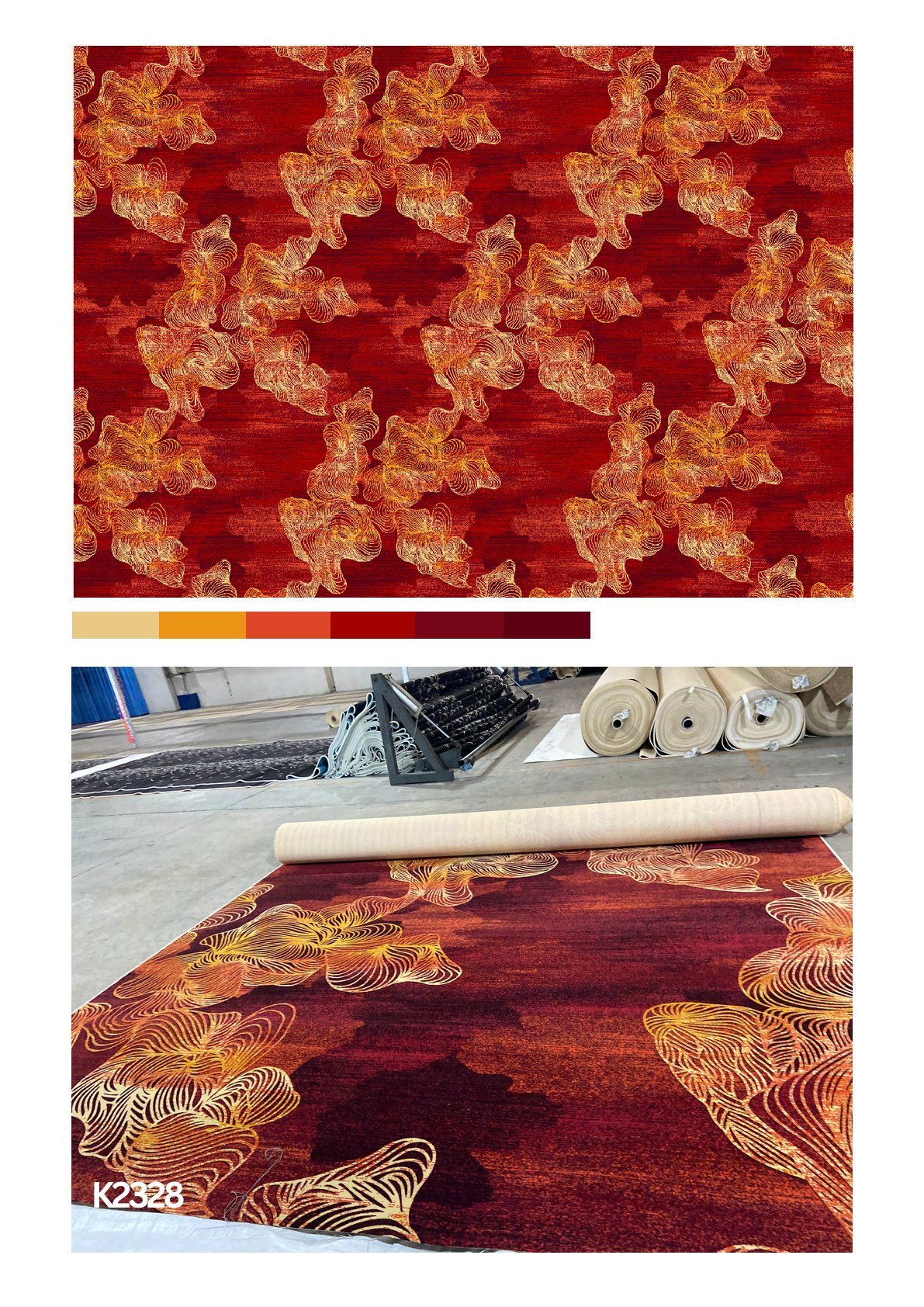 Regallia Printed Broadloom Carpet Roll K2328