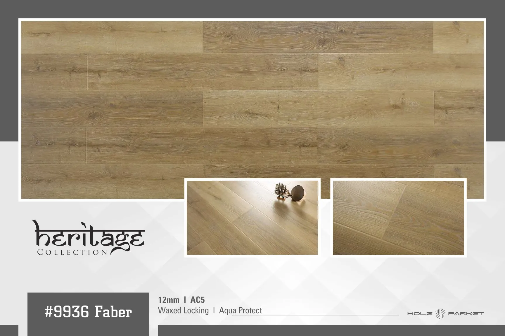 FABER Heritage Lamiwood Laminate Wood Flooring 12MM