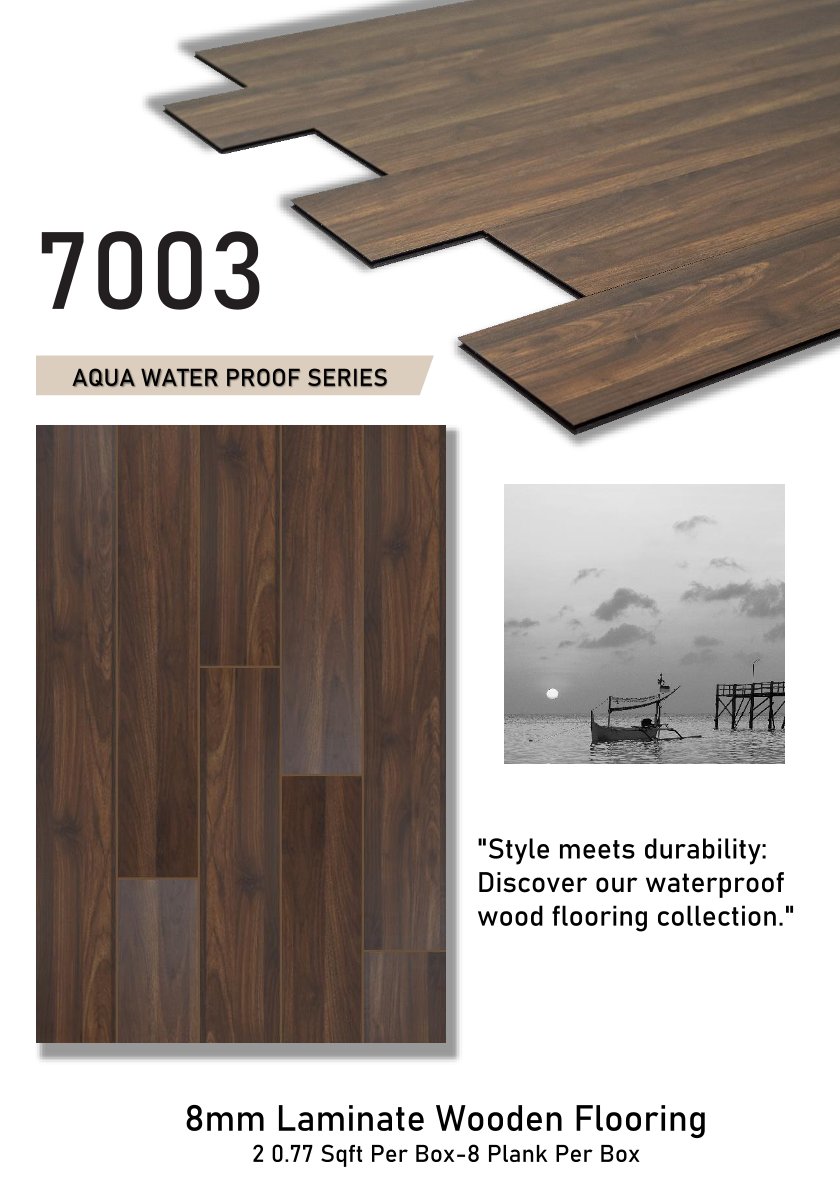 7003 Galgoo Aqua Waterproof Laminate Flooring 8mm