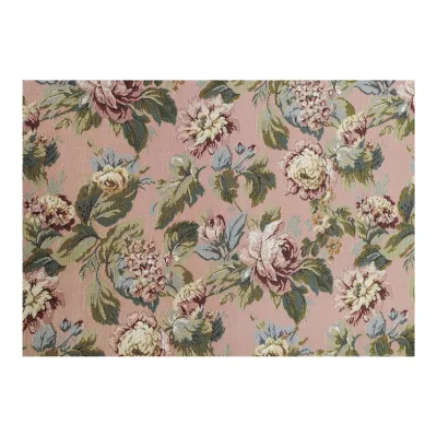 Red Rose Georgia Jacquard Sofa Fabric - Shade Red S.NO.19