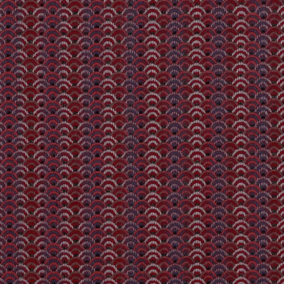 Vaya Meraki Santorini Chili Curtain Fabric - Elegant & Bold