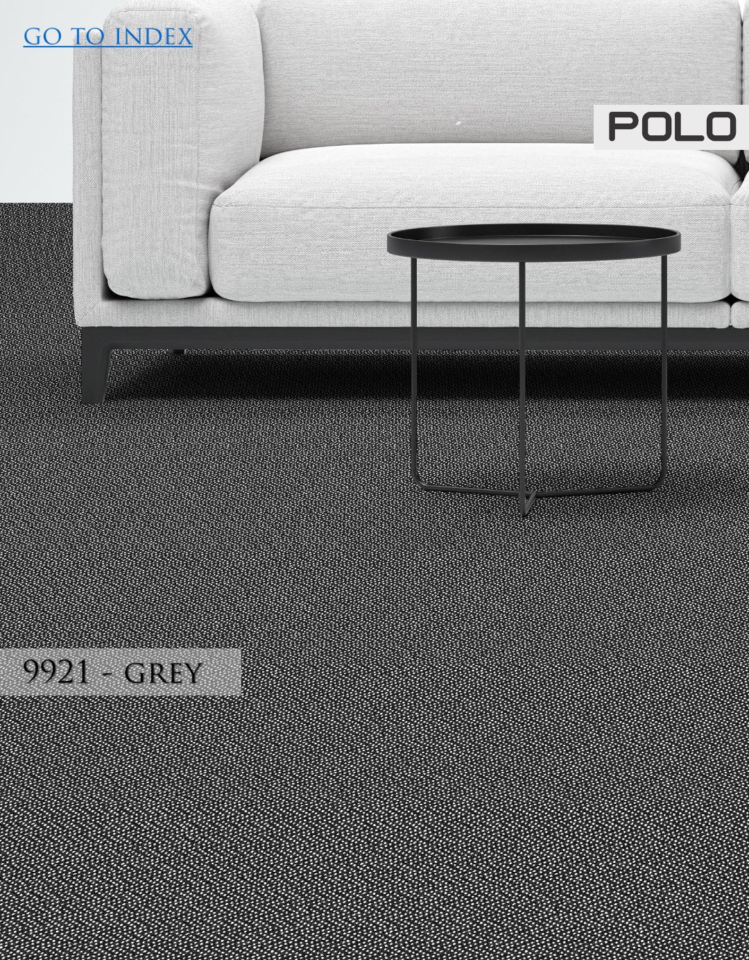 HEGO Graphix Carpet Roll 9921 Grey - Durable & Stylish