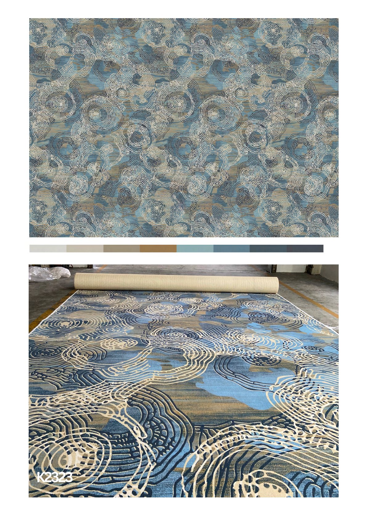 Regallia Printed Broadloom Carpet Roll K2323