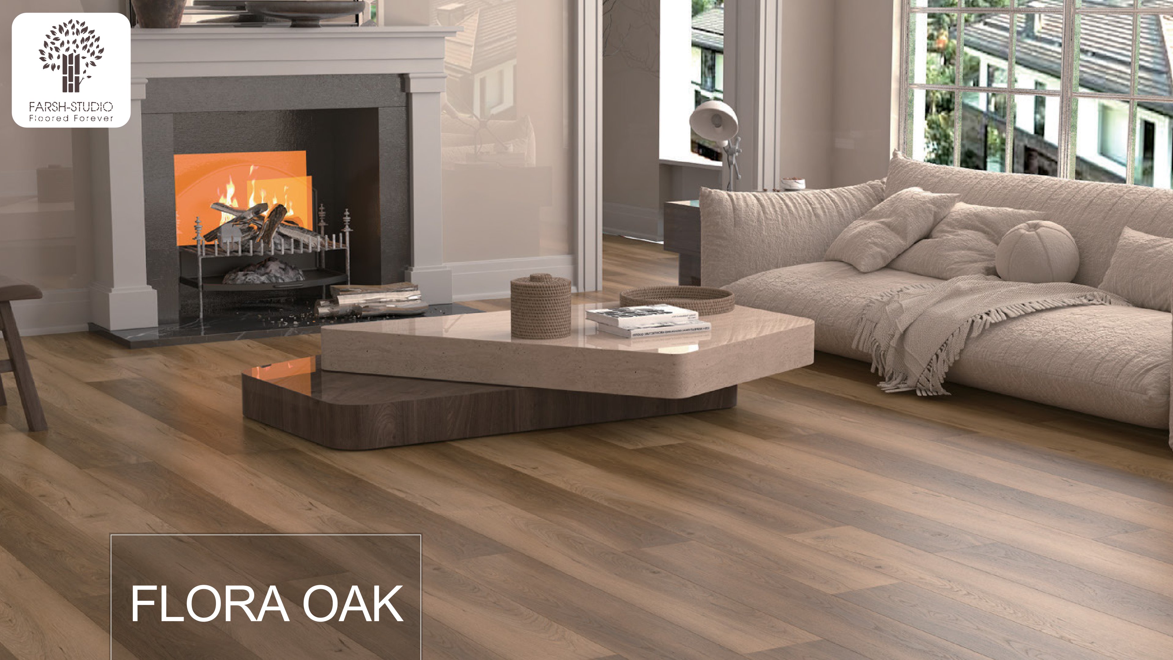 FLORA OAK 8mm Laminate Flooring | Farsh Ocean