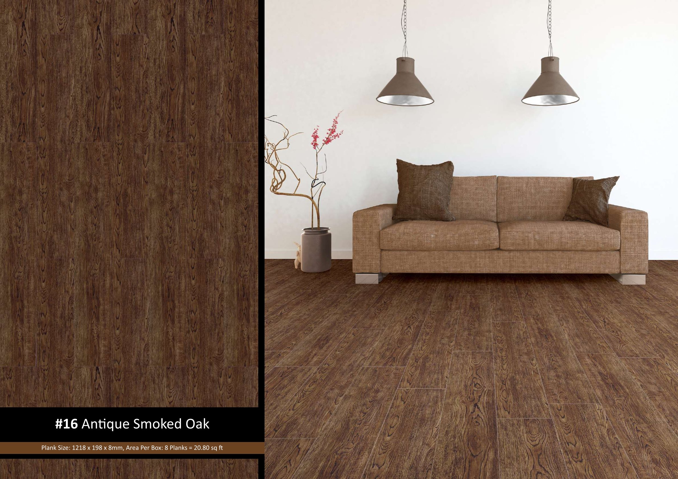 #16 Antique Smoked Oak Lamiwood Laminate Flooring (Basic)