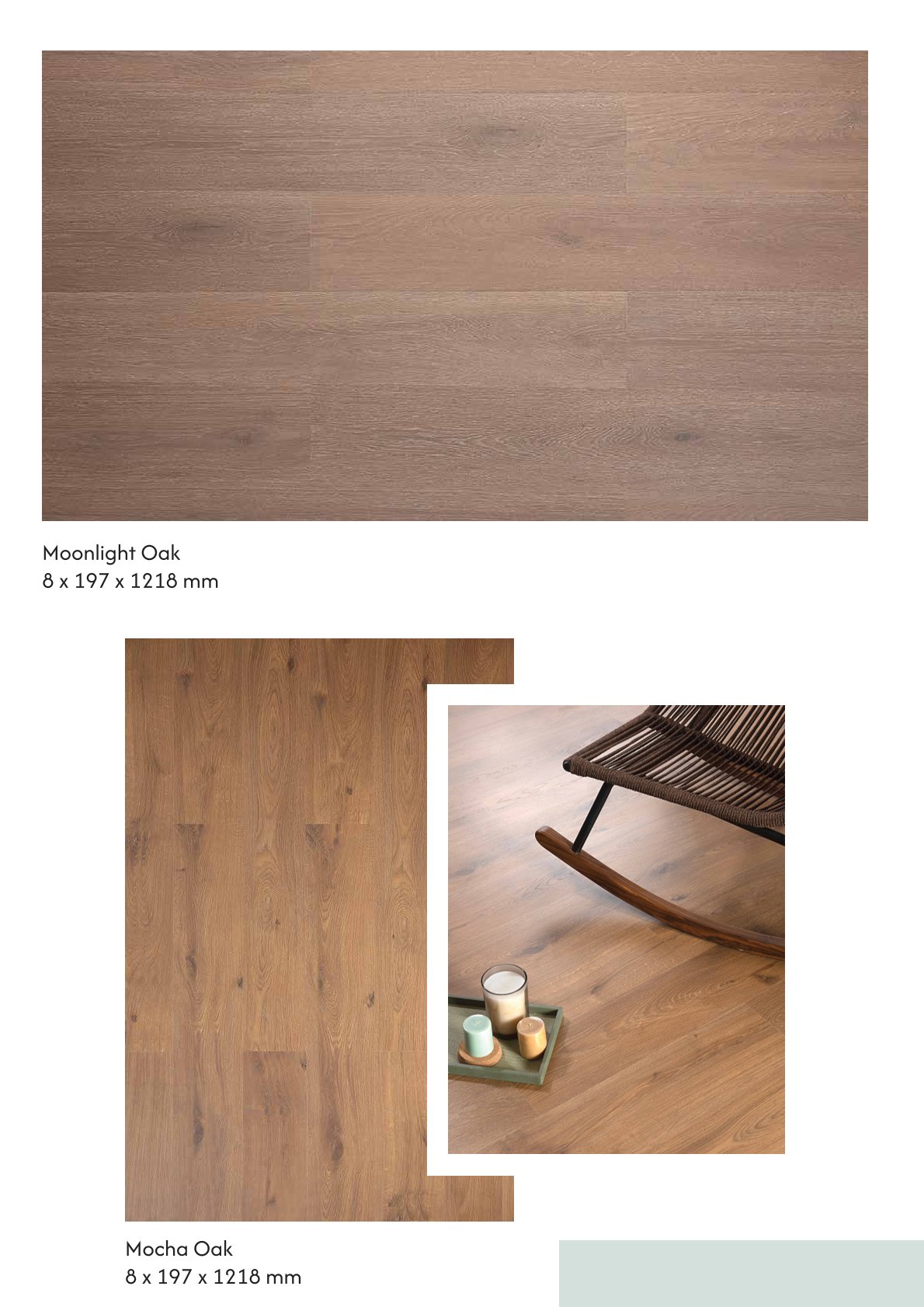 Mocha Oak Kaara Laminate Flooring – 8mm Durable Planks