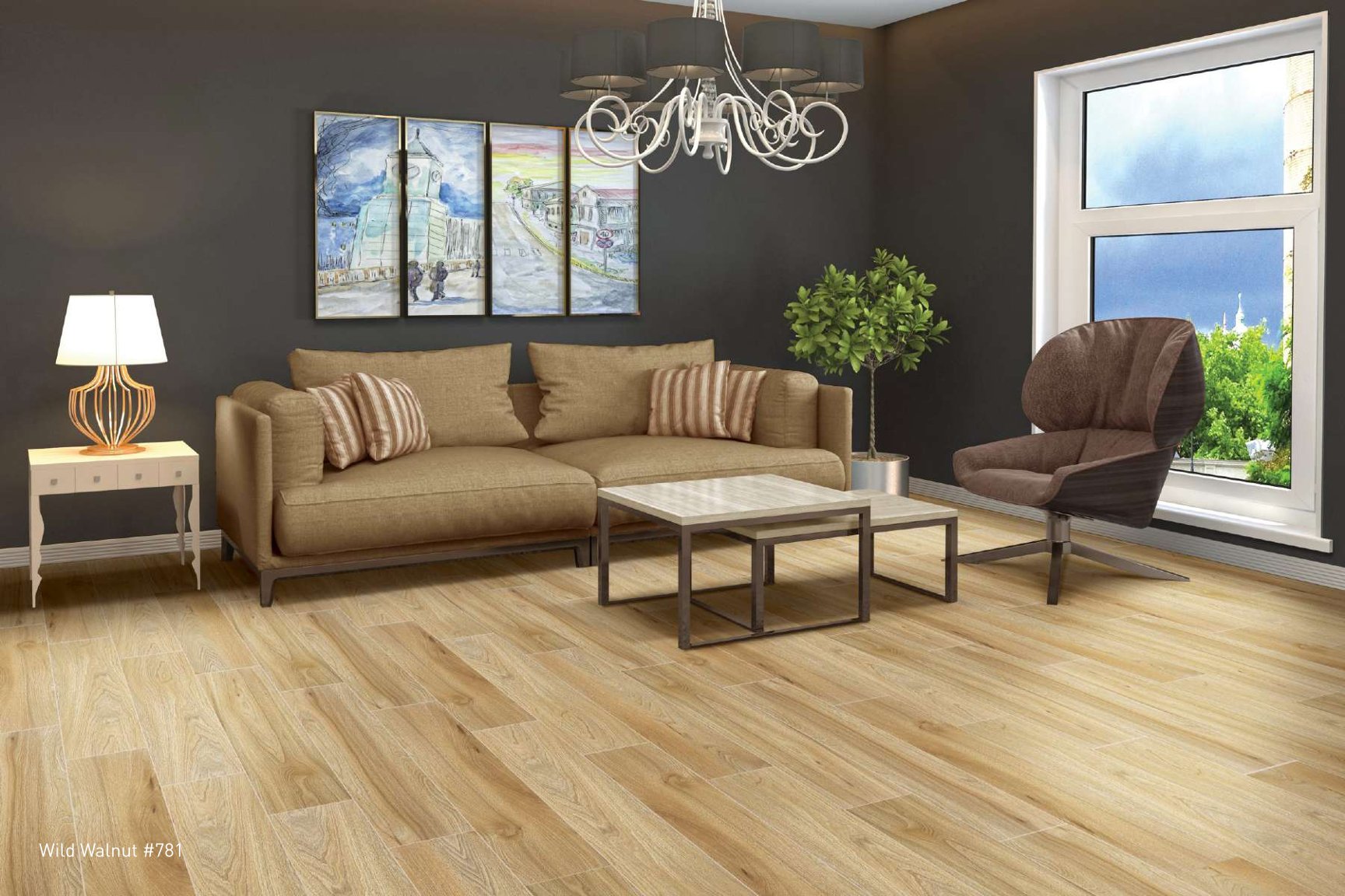 Wild Walnut #781 Majestic Laminate Wood Flooring