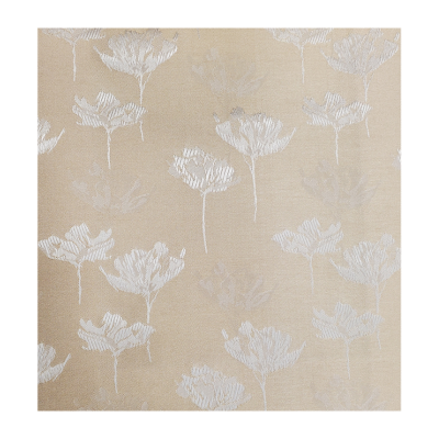 Beige Mandolin Design 9451 Polyester Curtain Fabric