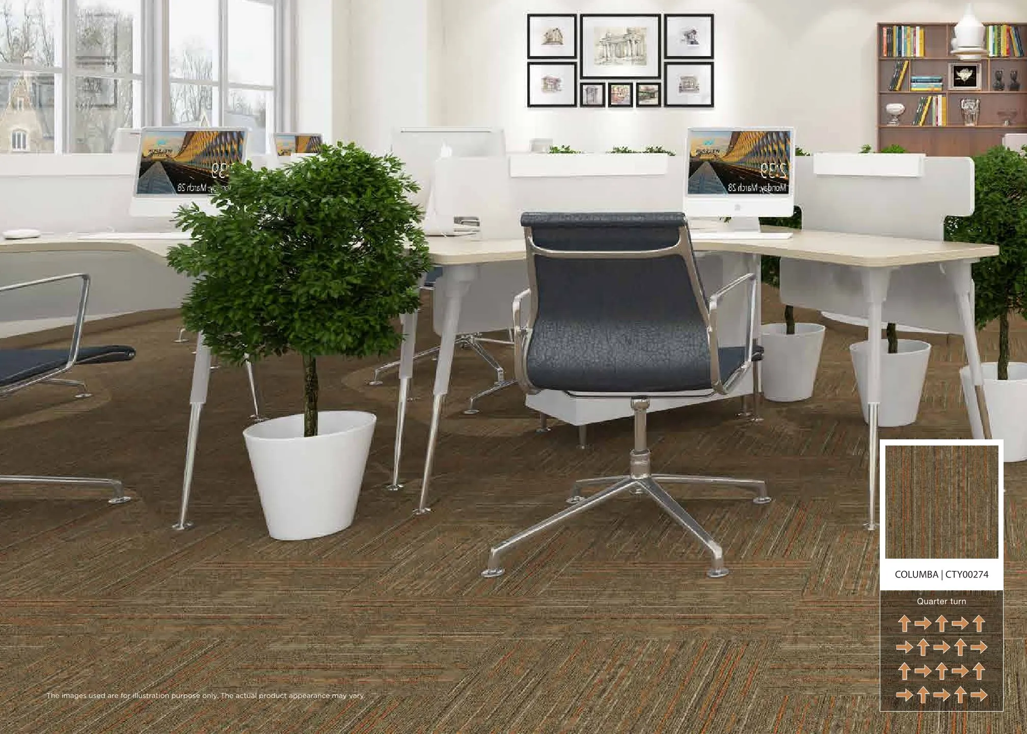 Urban Streaks Look Book Carpet Tile CTY00274