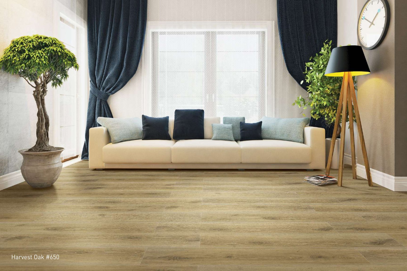 Harvest Oak #650 Radiant Lamiwood Laminate Flooring