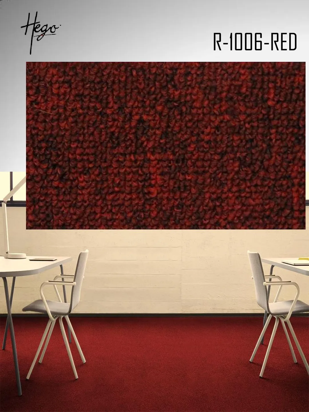 HEGO RUSH Carpet Roll - R-1006-RED | Premium Quality