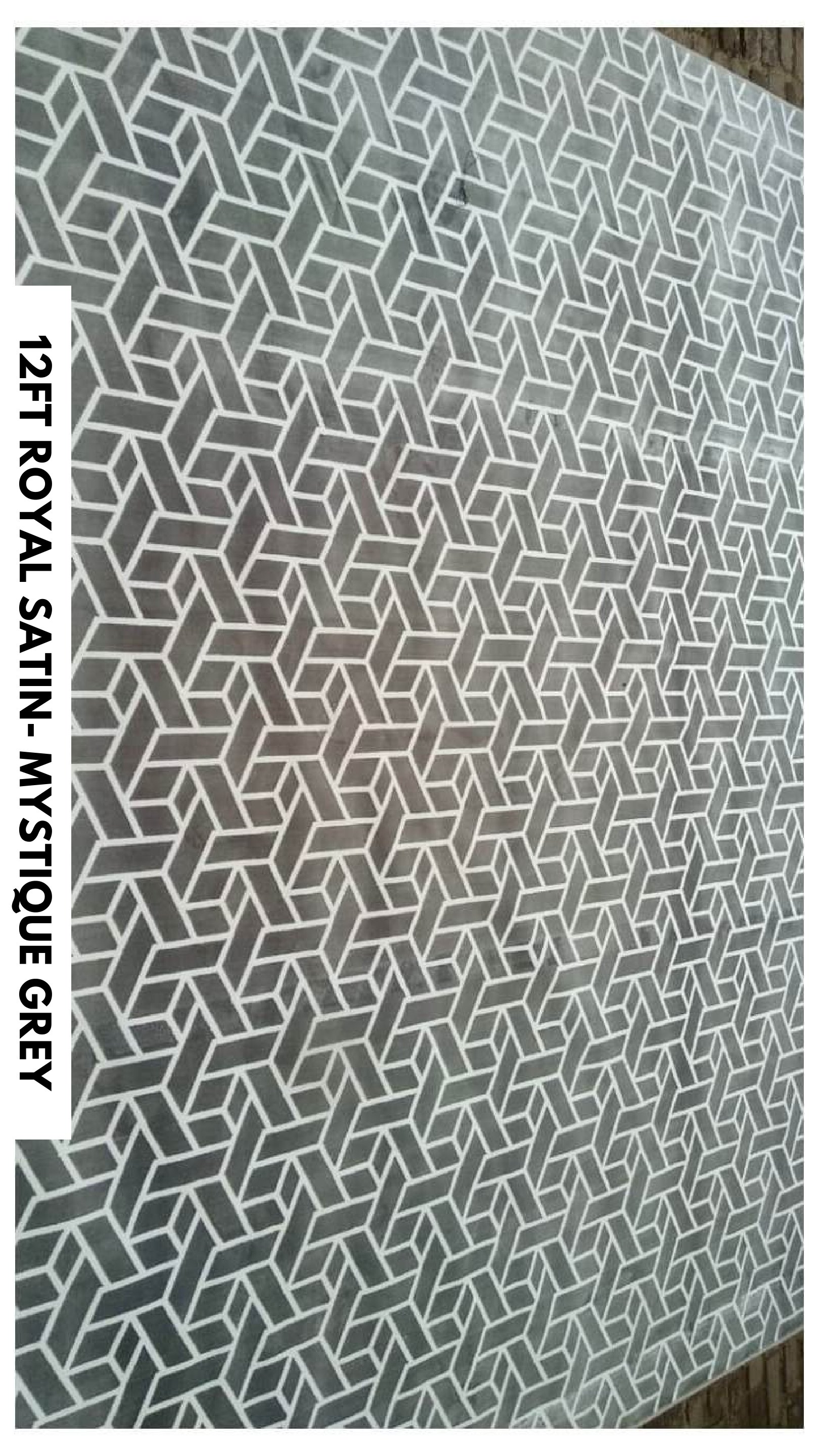 Satin Carpet Tile Mystique Grey - Elegant & Durable