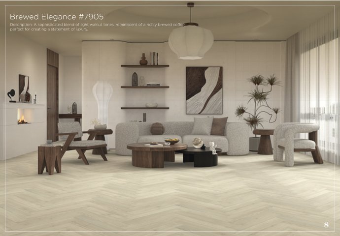 Brewed Elegance 7905 Laminate Wood Flooring - 8MM