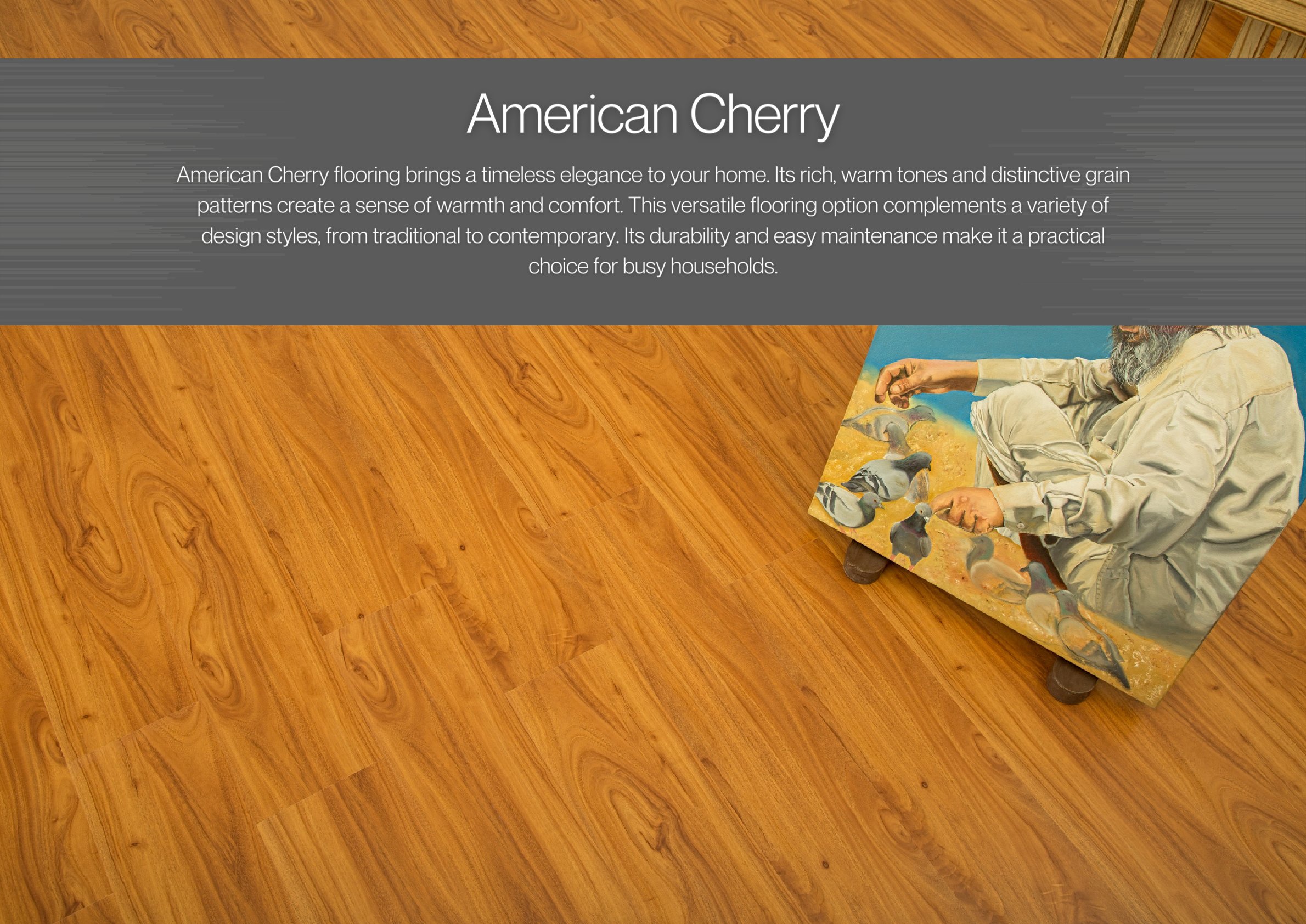 American Cherry Laminate Flooring – Krraft County