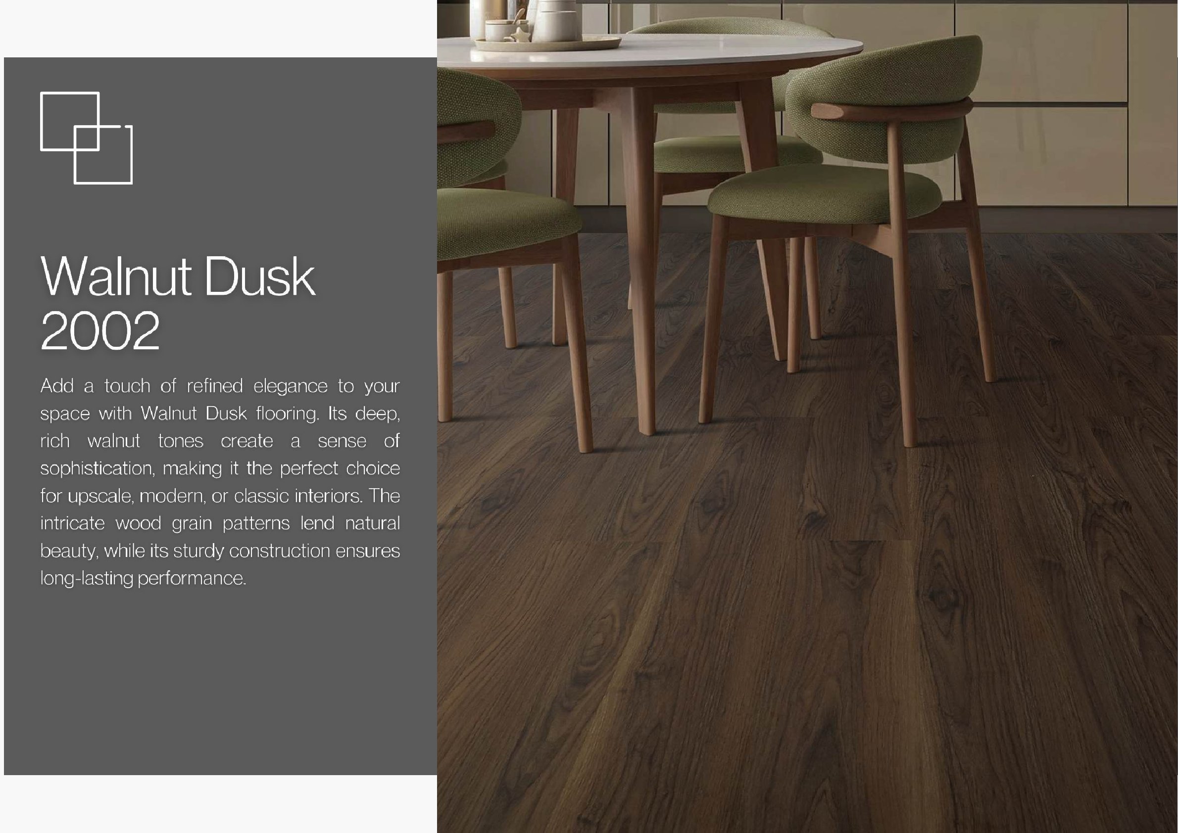 Walnut Dusk 2002 - Krraft Vesting Laminate Flooring