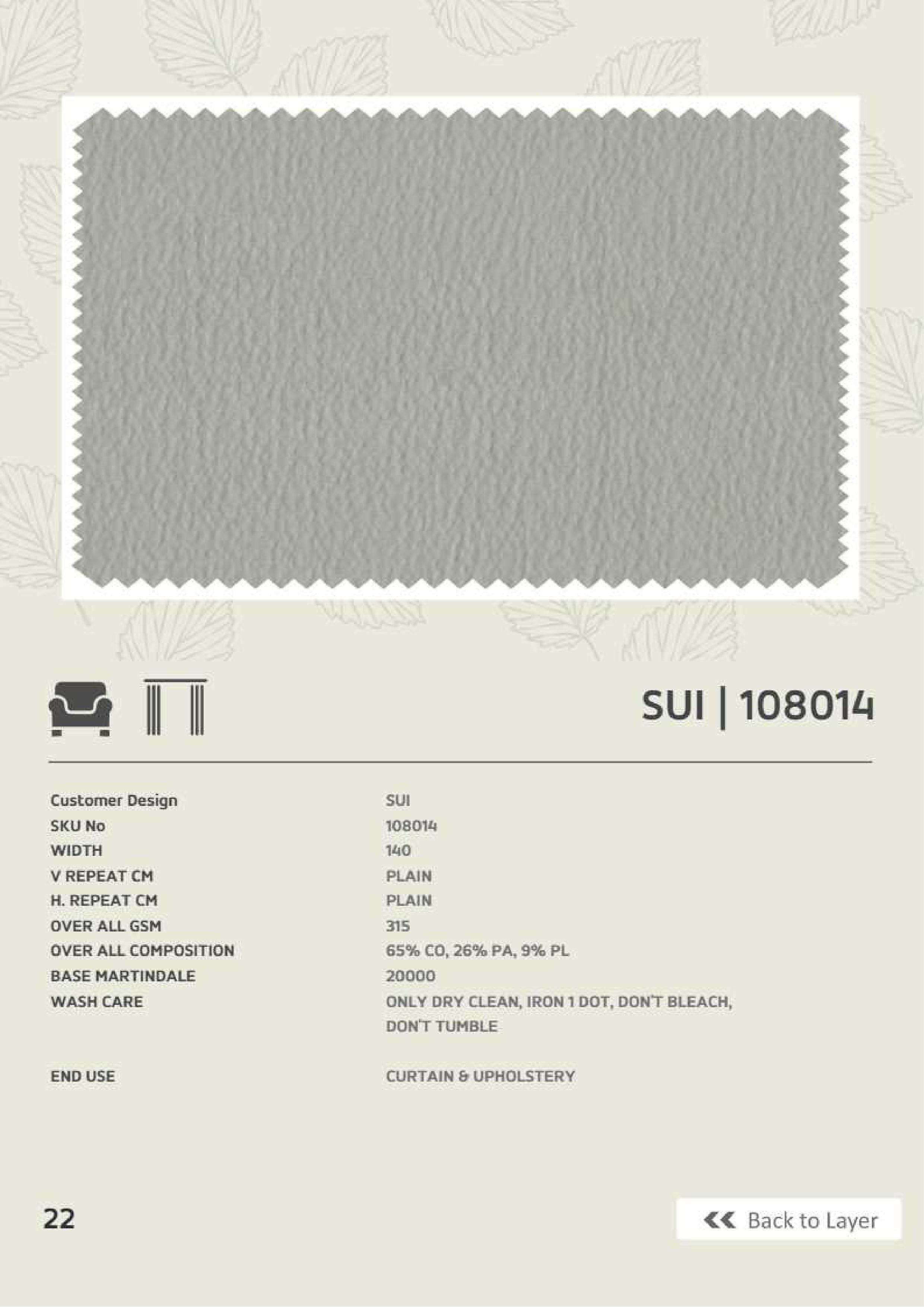 Butikku Winners SUI 108014 Linen Fabric - Premium Quality