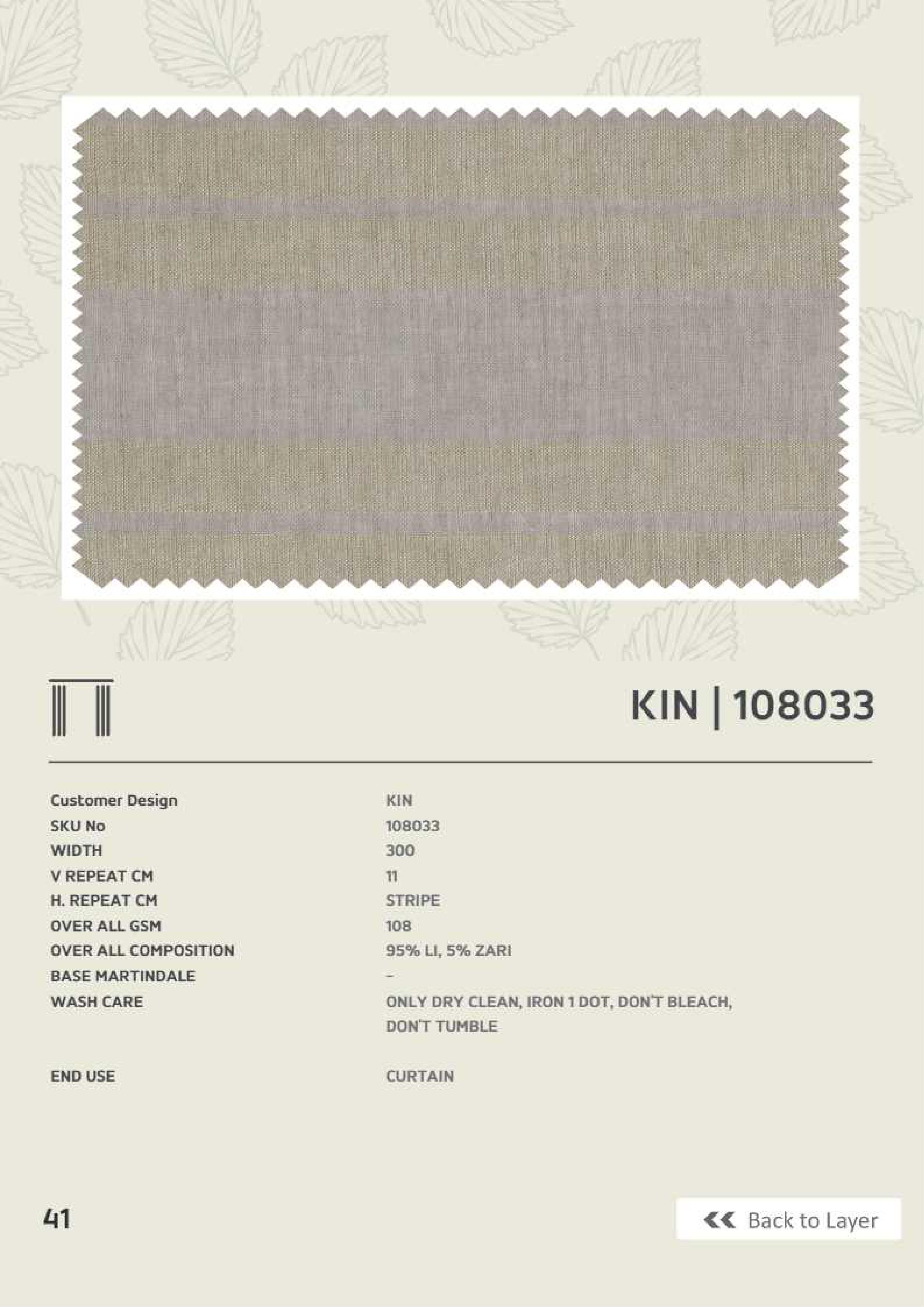 Butikku Winners Kin 108033 Linen Fabric - Premium Quality