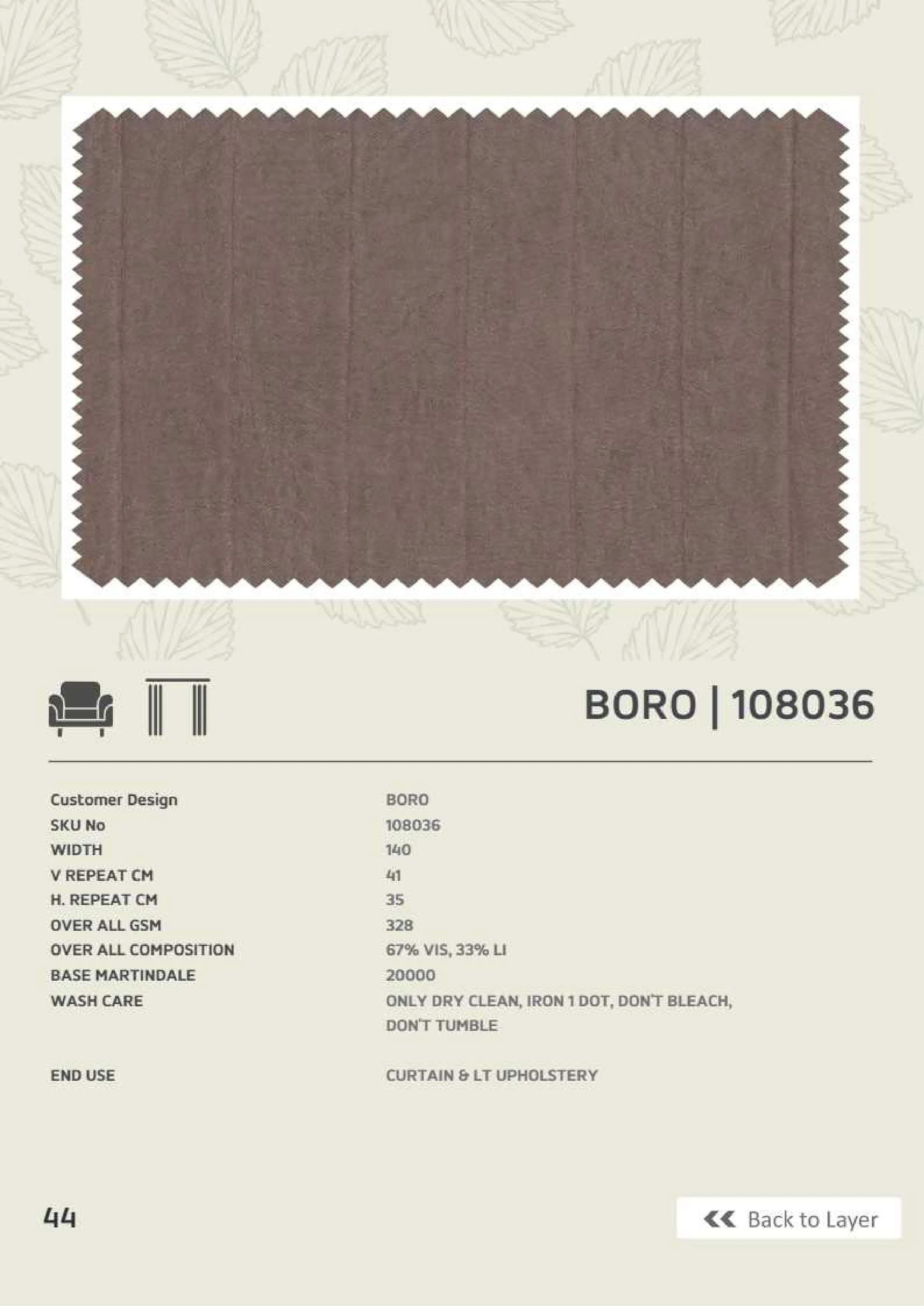 Butikku Winners Boro 108036 Linen Fabric – Premium Quality