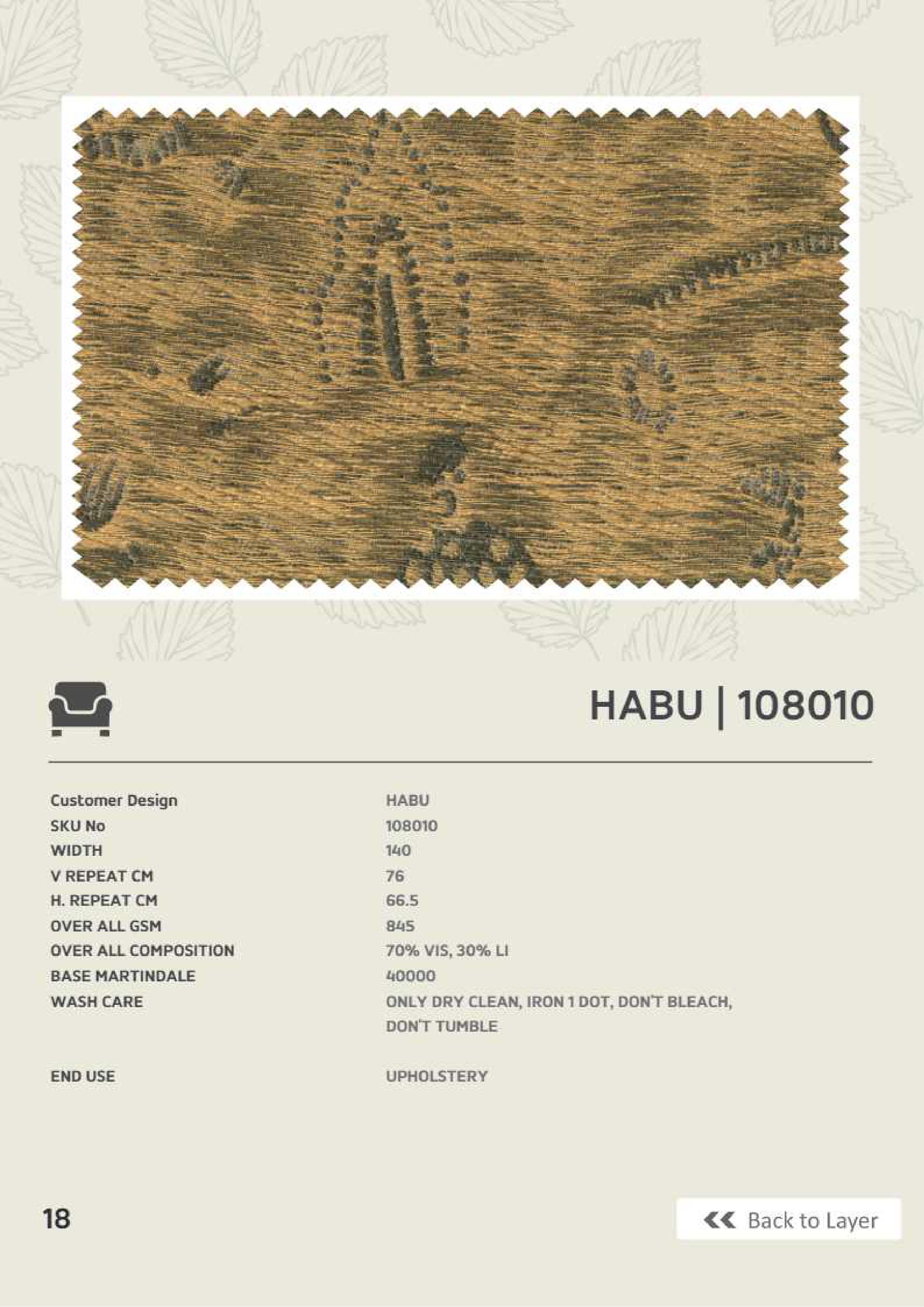 Butikku Winners Habu 108010 Premium Linen Fabric