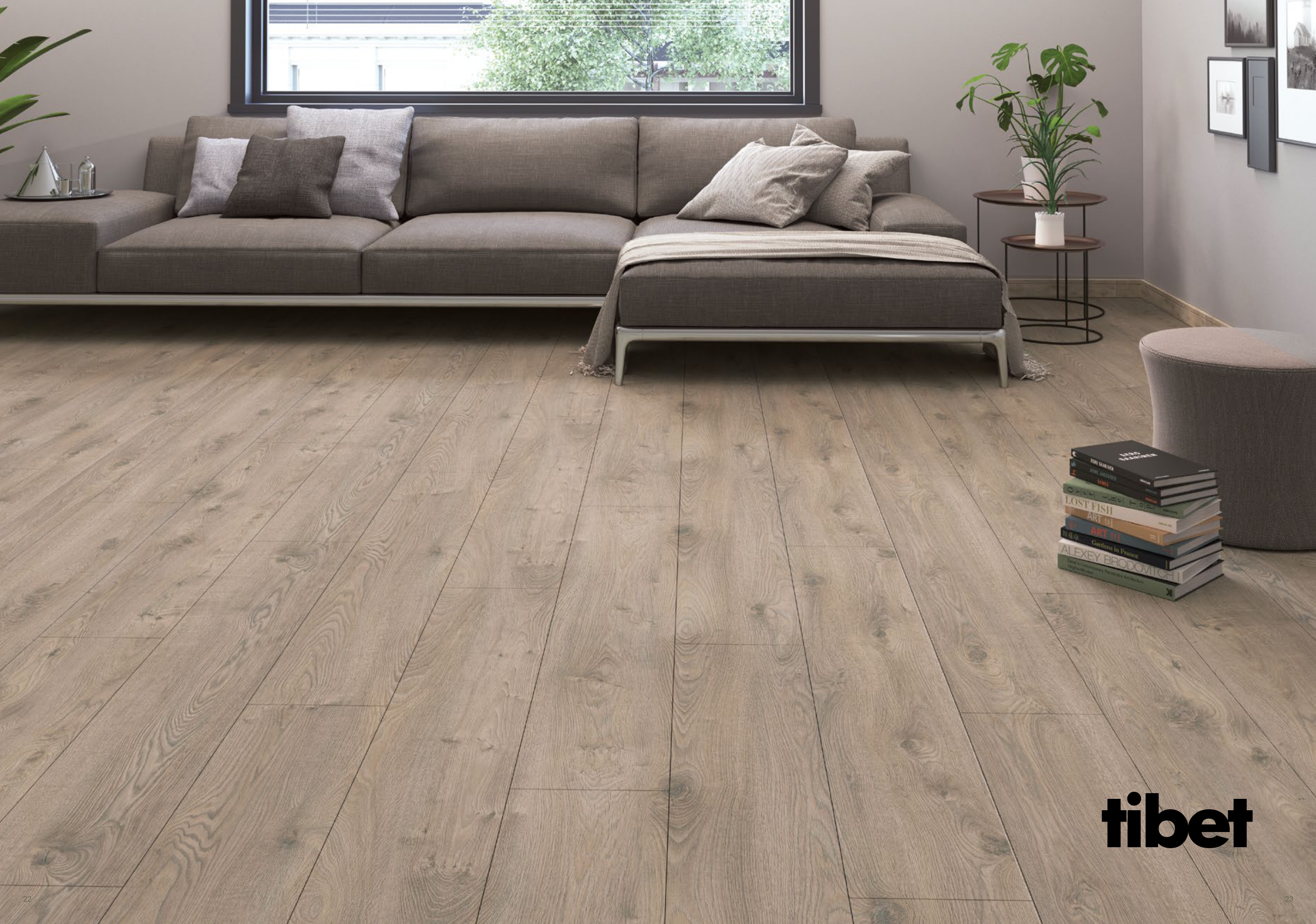 Tibet Effect BVG Laminate Wooden Flooring